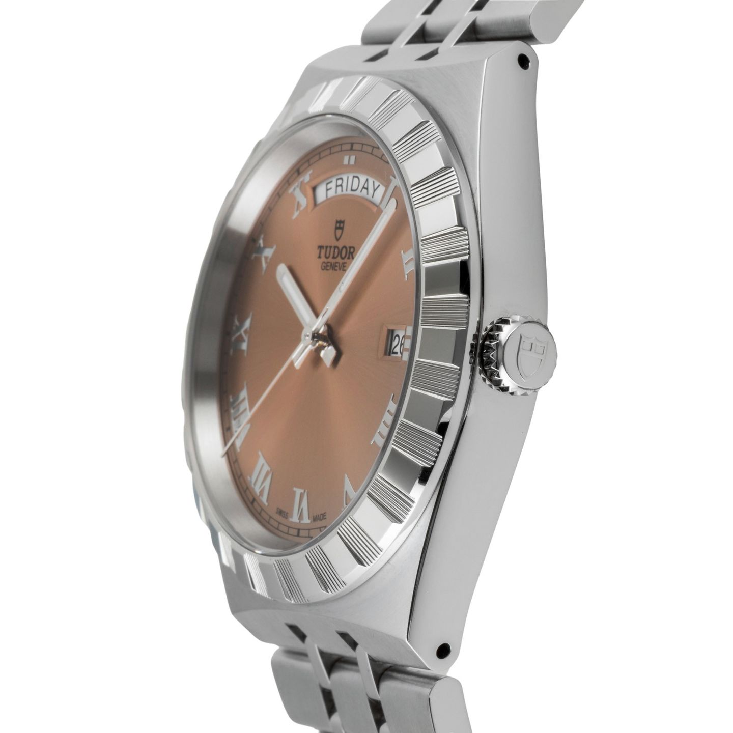 Tudor Royal 28600 (Unknown (random serial)) - Pink dial 41 mm Steel case (6/8)