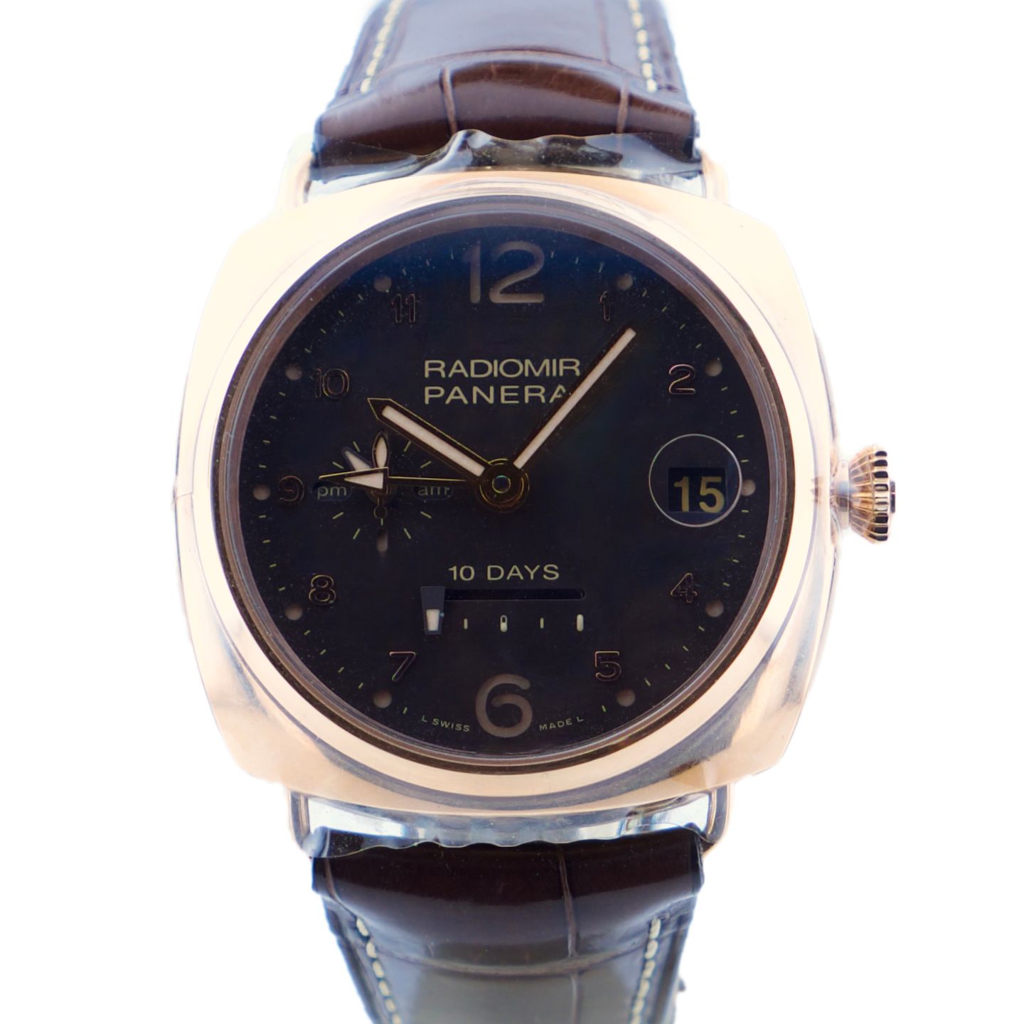 Panerai Special Editions PAM00497 (2016) - Brown dial 45 mm Rose Gold case (1/2)