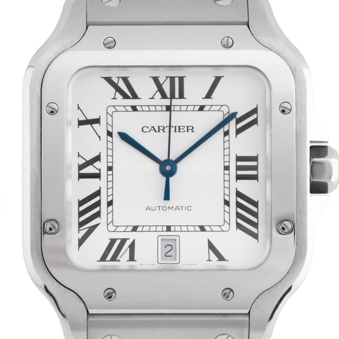 Cartier Santos WSSA0018 (2026) - Zilver wijzerplaat 40mm Staal (2/5)