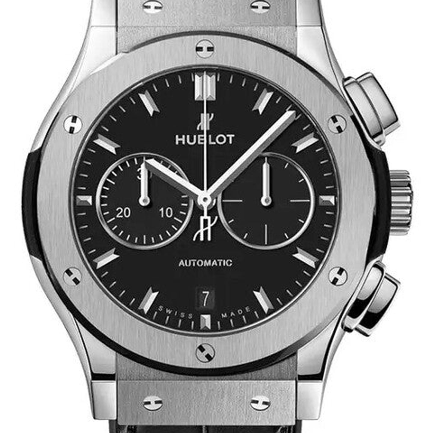 Hublot Classic Fusion Chronograph 541.NX.7070.RX (2025) - Grey dial 42 mm Titanium case (1/1)