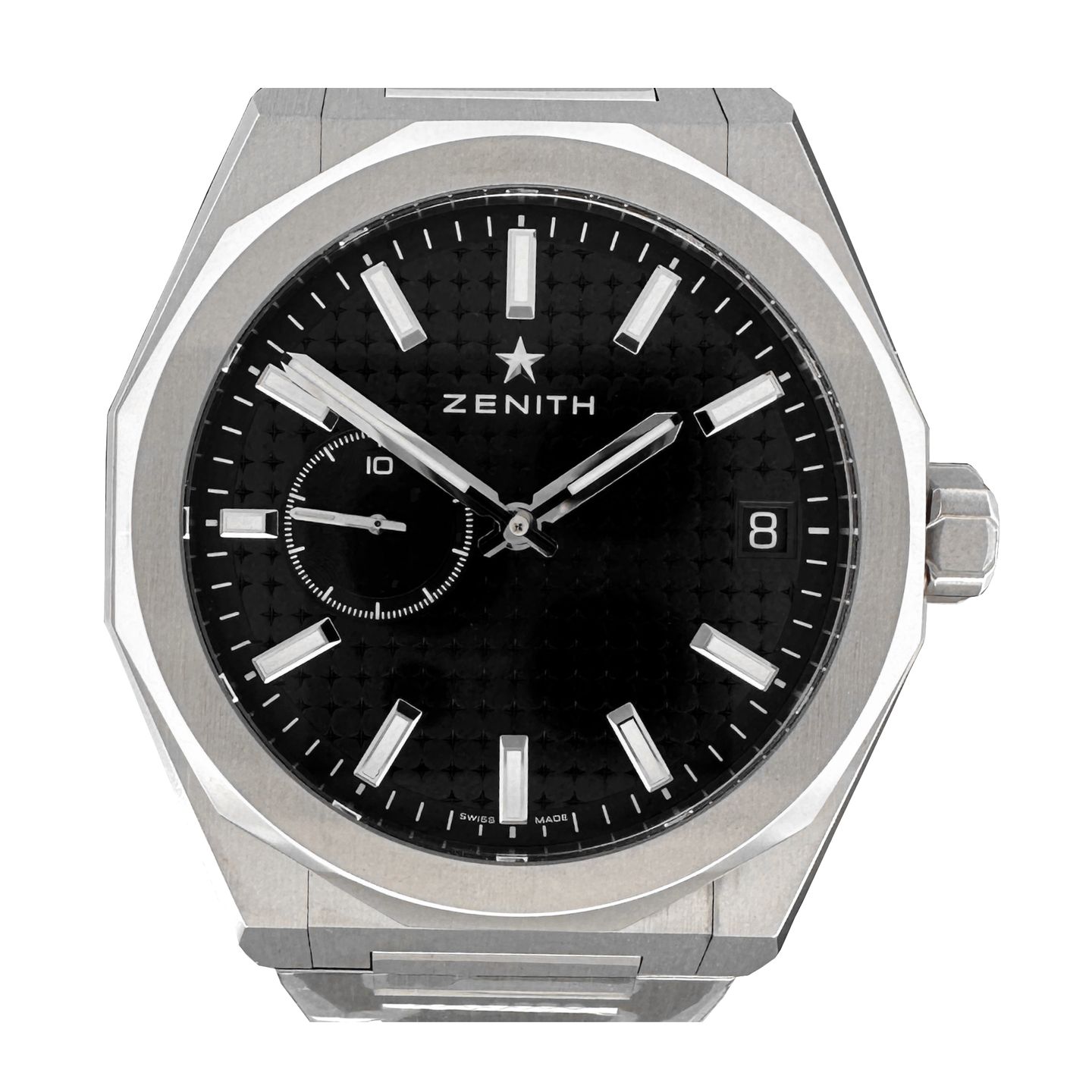 Zenith Defy Skyline 03.9300.3620/21.I001 (2024) - Zwart wijzerplaat 41mm Staal (1/7)