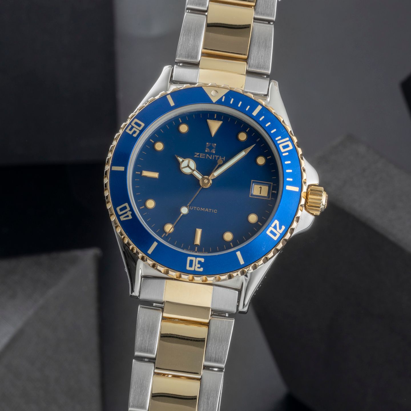 Zenith Rainbow 59.0210.462 (1995) - Onbekend wijzerplaat 37mm Goud/Staal (3/8)