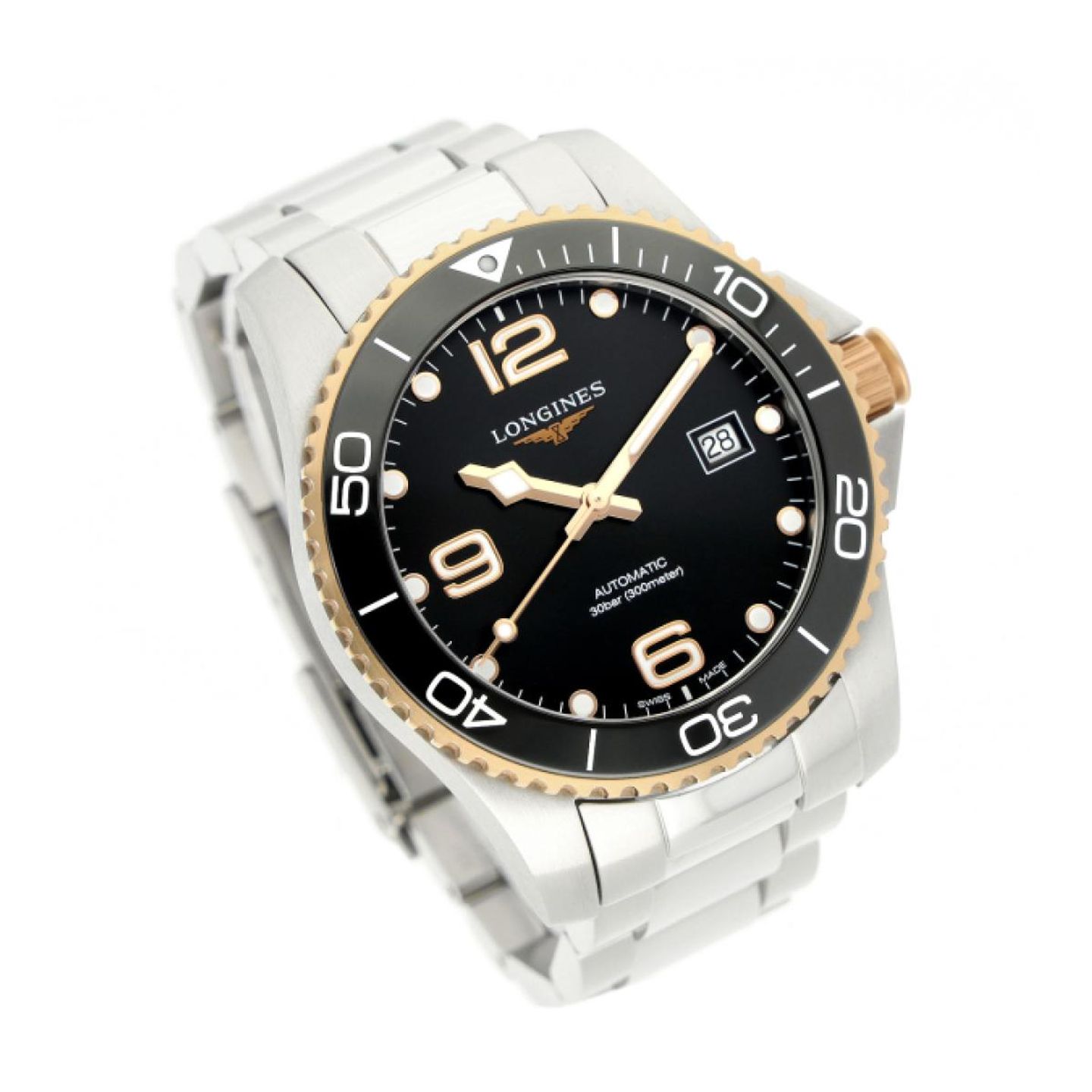 Longines HydroConquest L3.781.3.58.9 (2023) - Black dial 41 mm Steel case (3/5)