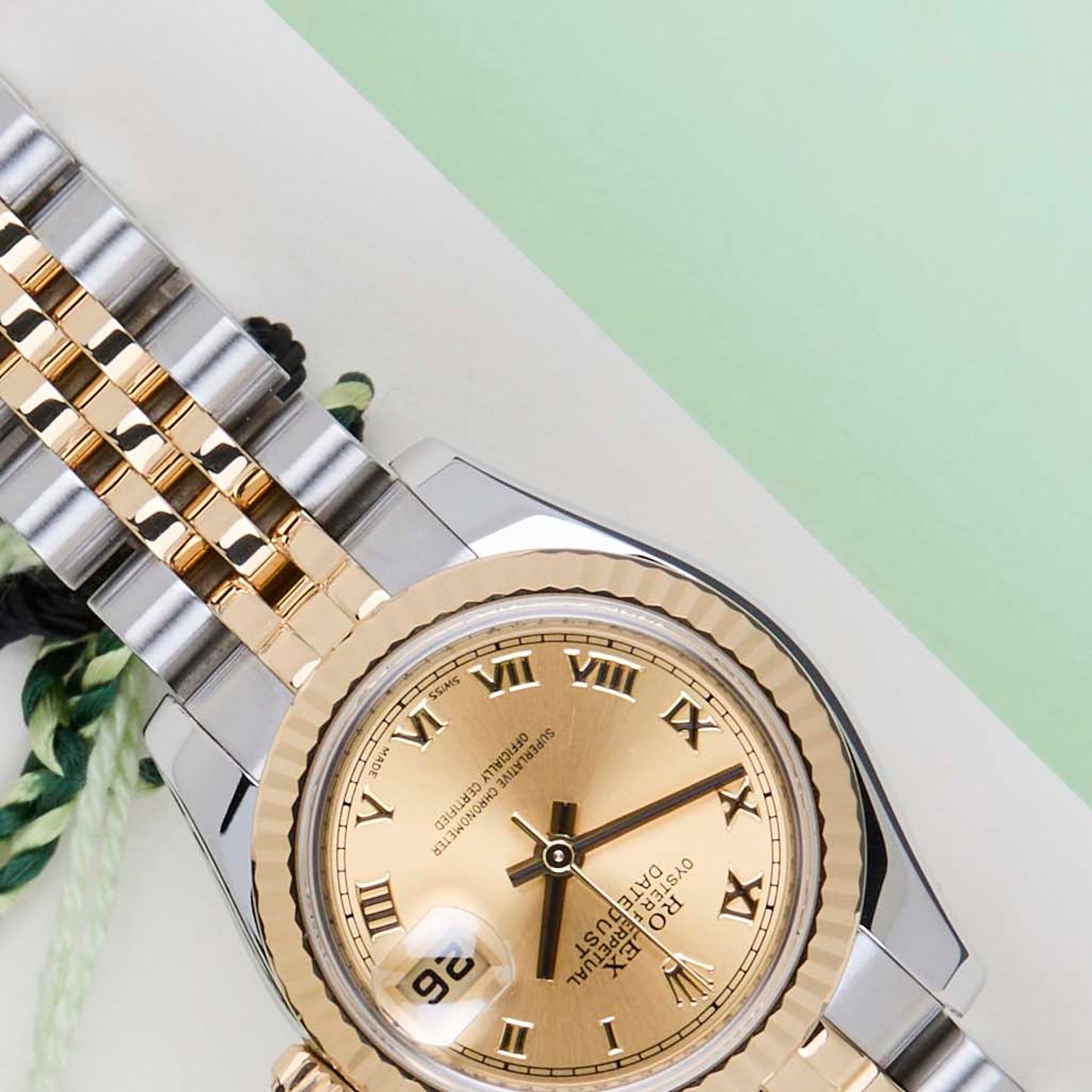 Rolex Lady-Datejust 179173 (2010) - 26mm Goud/Staal (4/8)