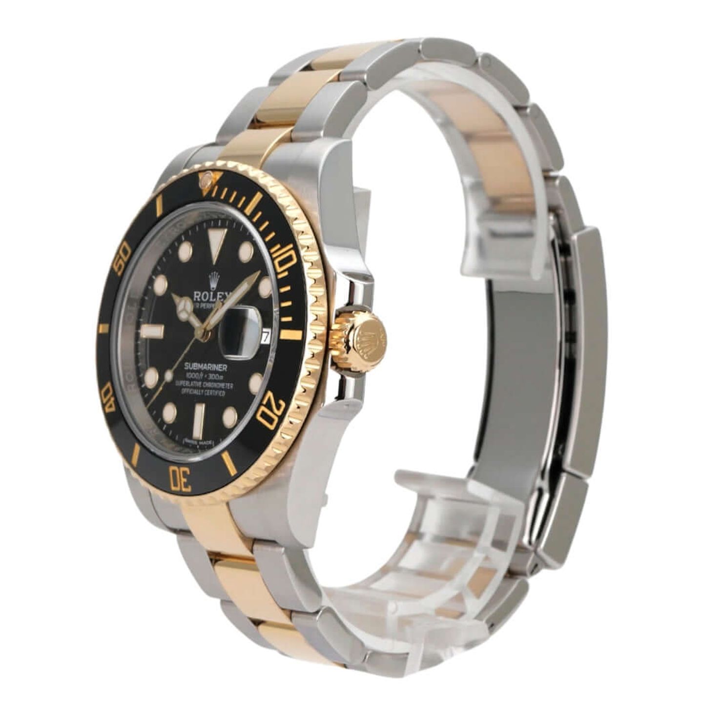 Rolex Submariner Date 116613LN (2022) - Black dial 40 mm Gold/Steel case (3/8)