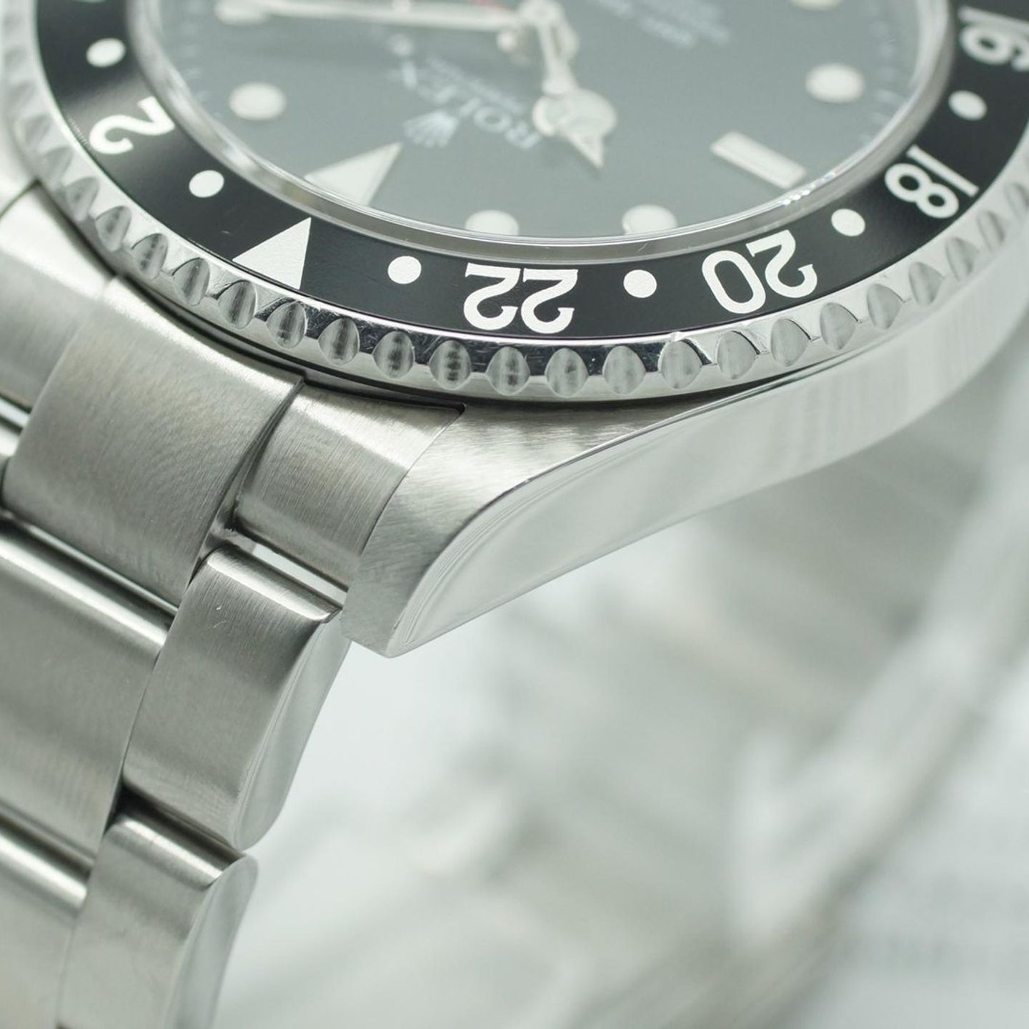 Rolex GMT-Master II 16710 (2002) - Zwart wijzerplaat 40mm Staal (7/8)