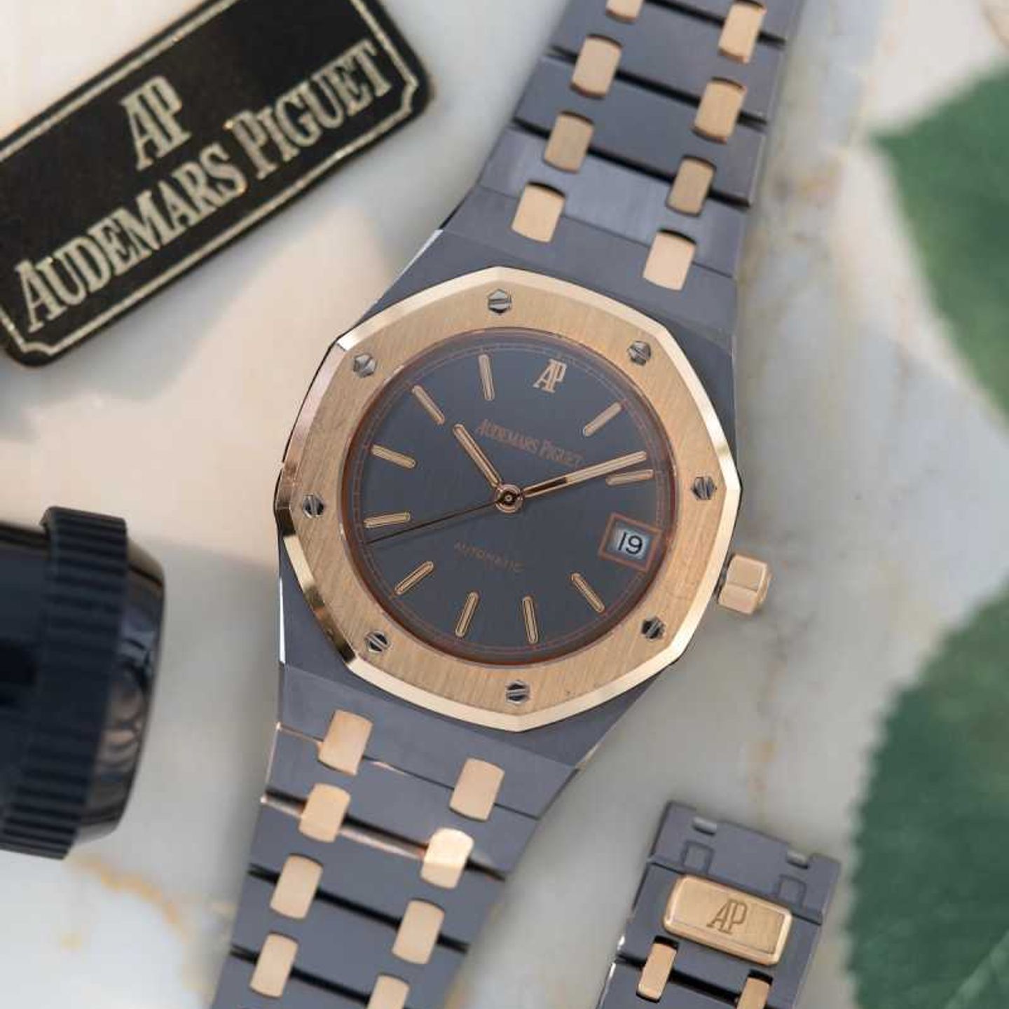 Audemars Piguet Royal Oak 14790TR (1995) - Grijs wijzerplaat 36mm Staal (1/8)