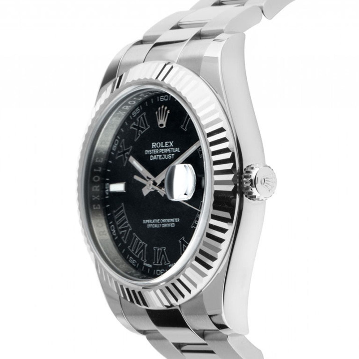 Rolex Datejust II 116334 (2015) - Zwart wijzerplaat 41mm Staal (3/6)