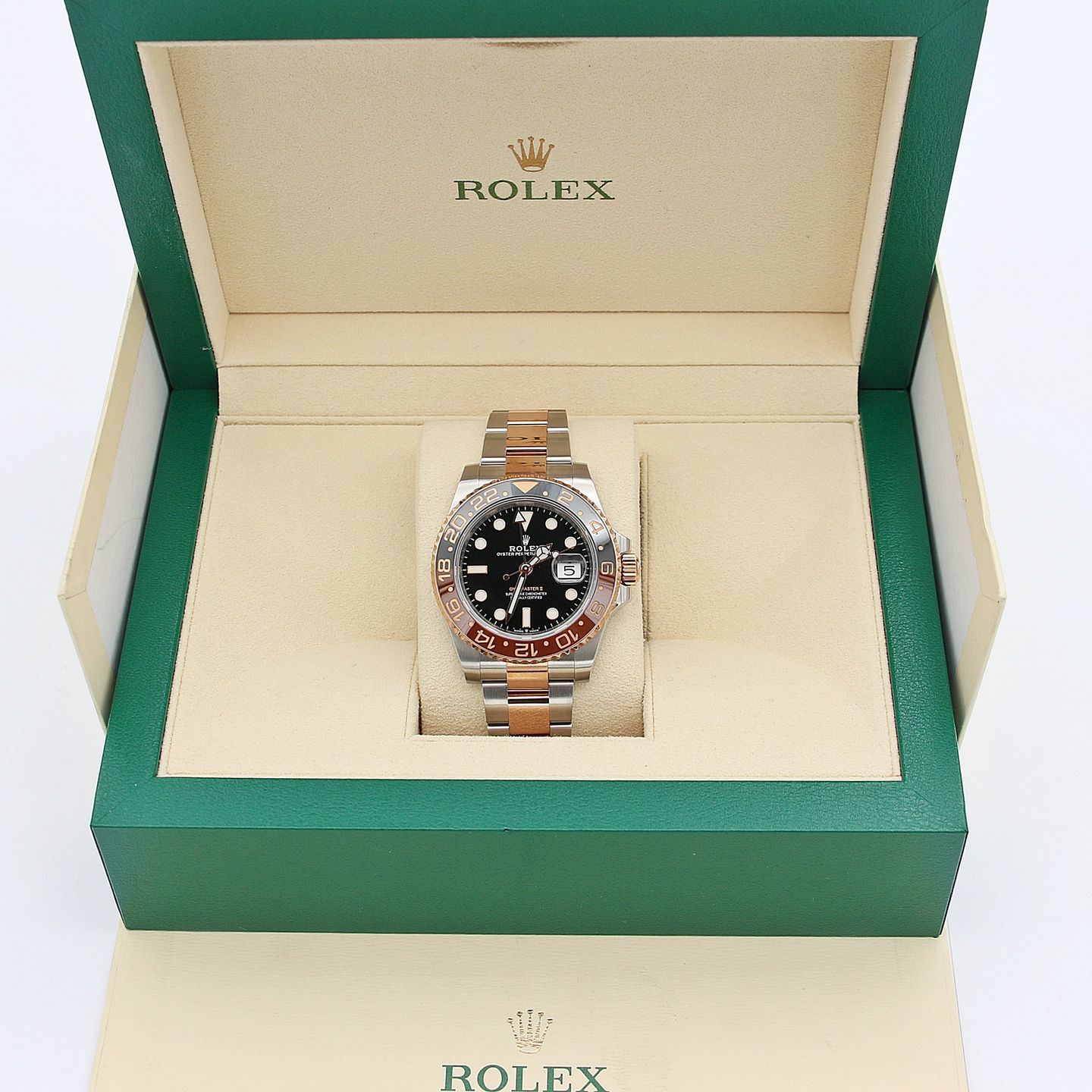 Rolex GMT-Master II 126711CHNR (Onbekend (willekeurig serienummer)) - Zwart wijzerplaat 40mm Goud/Staal (3/8)