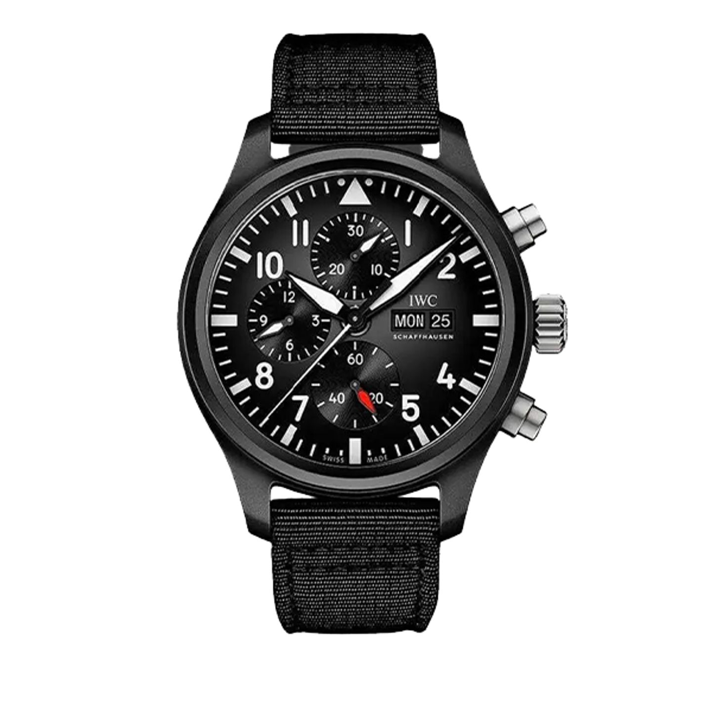 IWC Pilot Chronograph Top Gun IW389101 (2025) - Zwart wijzerplaat 45mm Keramiek (1/8)