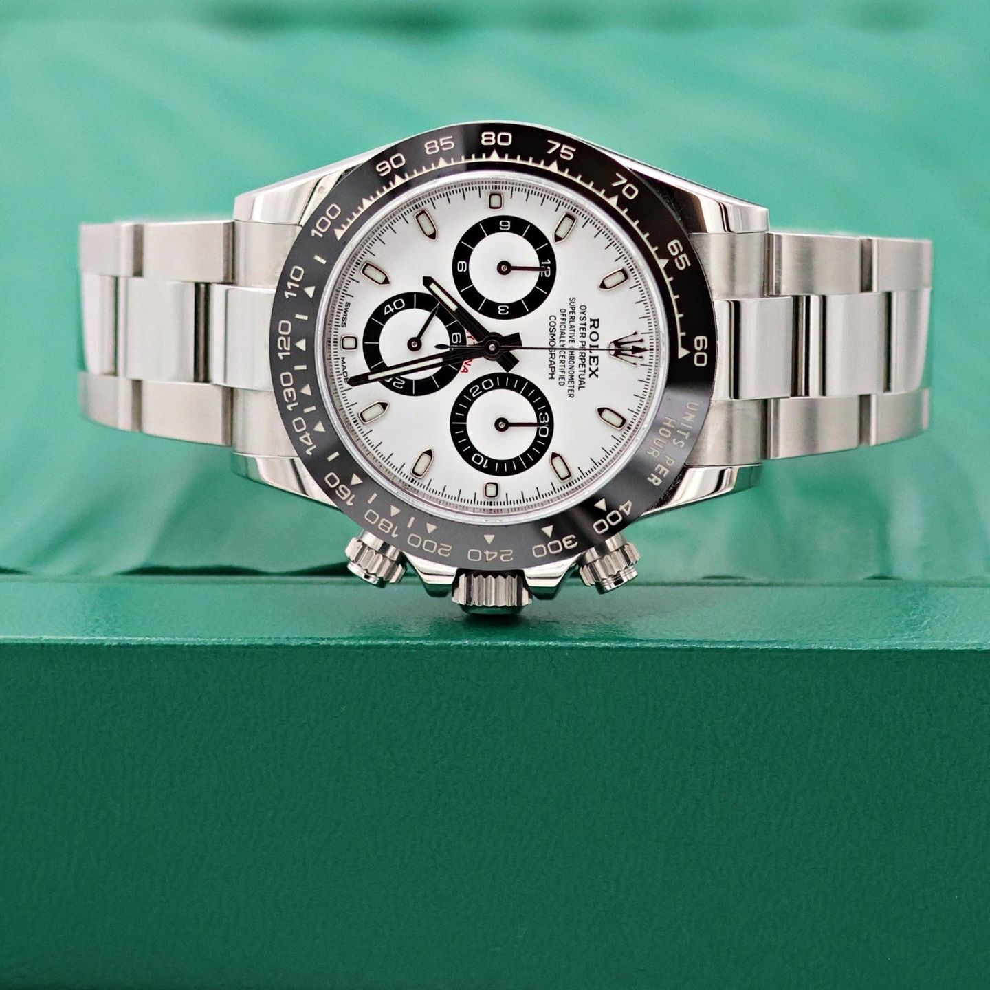 Rolex Daytona 116500LN (Unknown (random serial)) - White dial 40 mm Steel case (4/8)