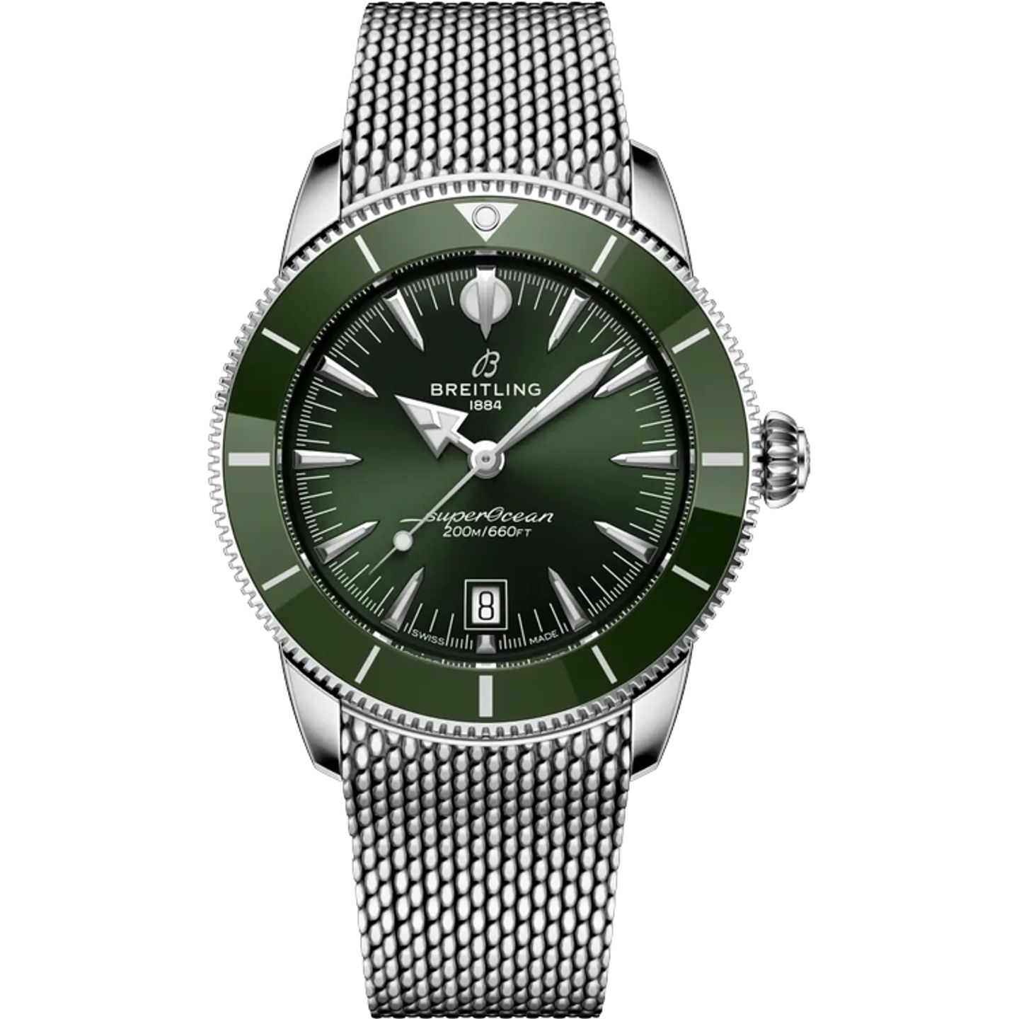 Breitling Superocean Heritage AB3111361L1A1 (2025) - Groen wijzerplaat 42mm Staal (1/1)