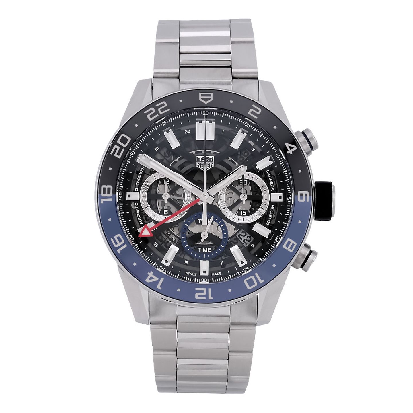TAG Heuer Carrera Calibre HEUER 01 CAR201AA.BA0714 (2019) - White dial 43 mm Steel case (1/8)