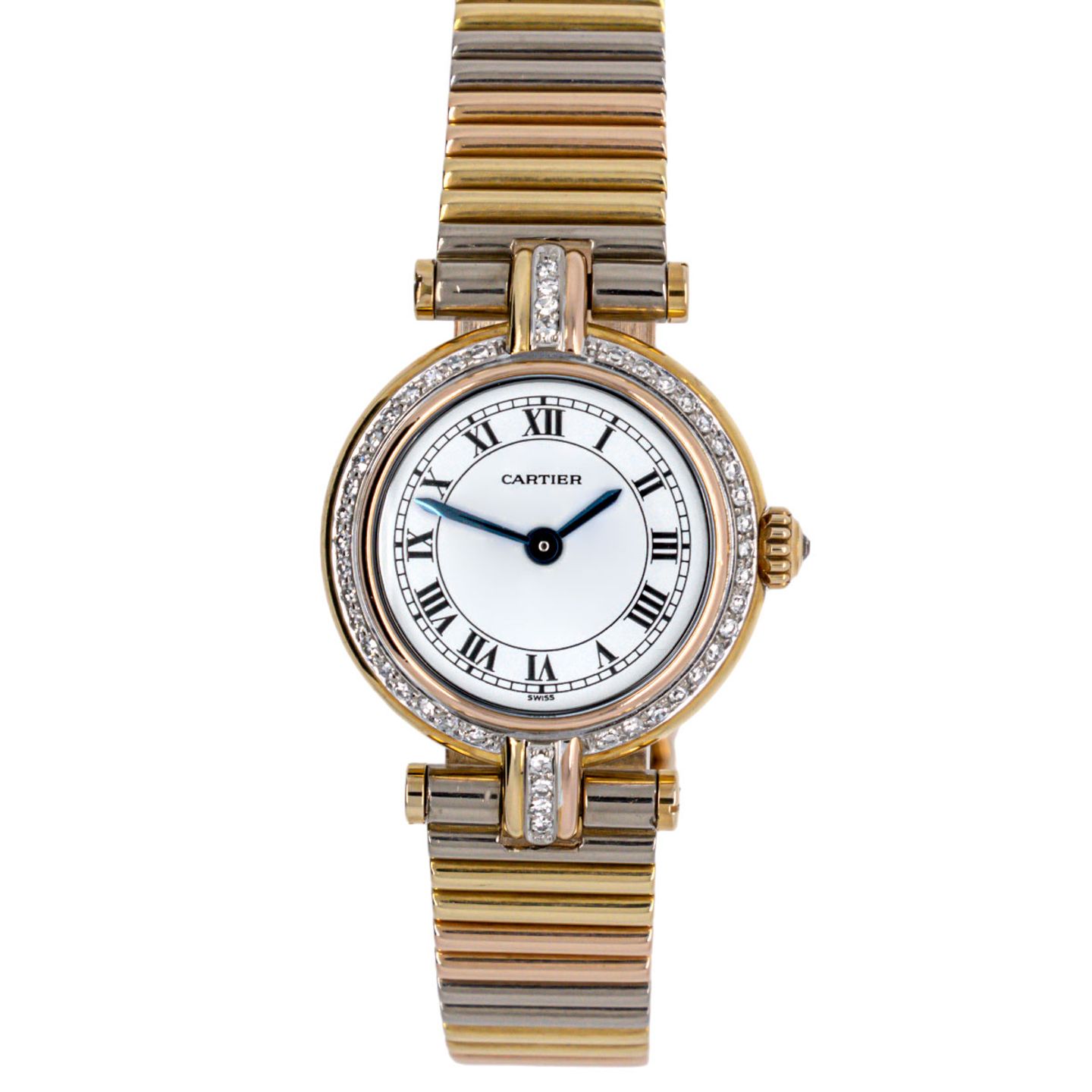 Cartier Trinity 8100 (1984) - White dial 21 mm Unknown case (1/7)