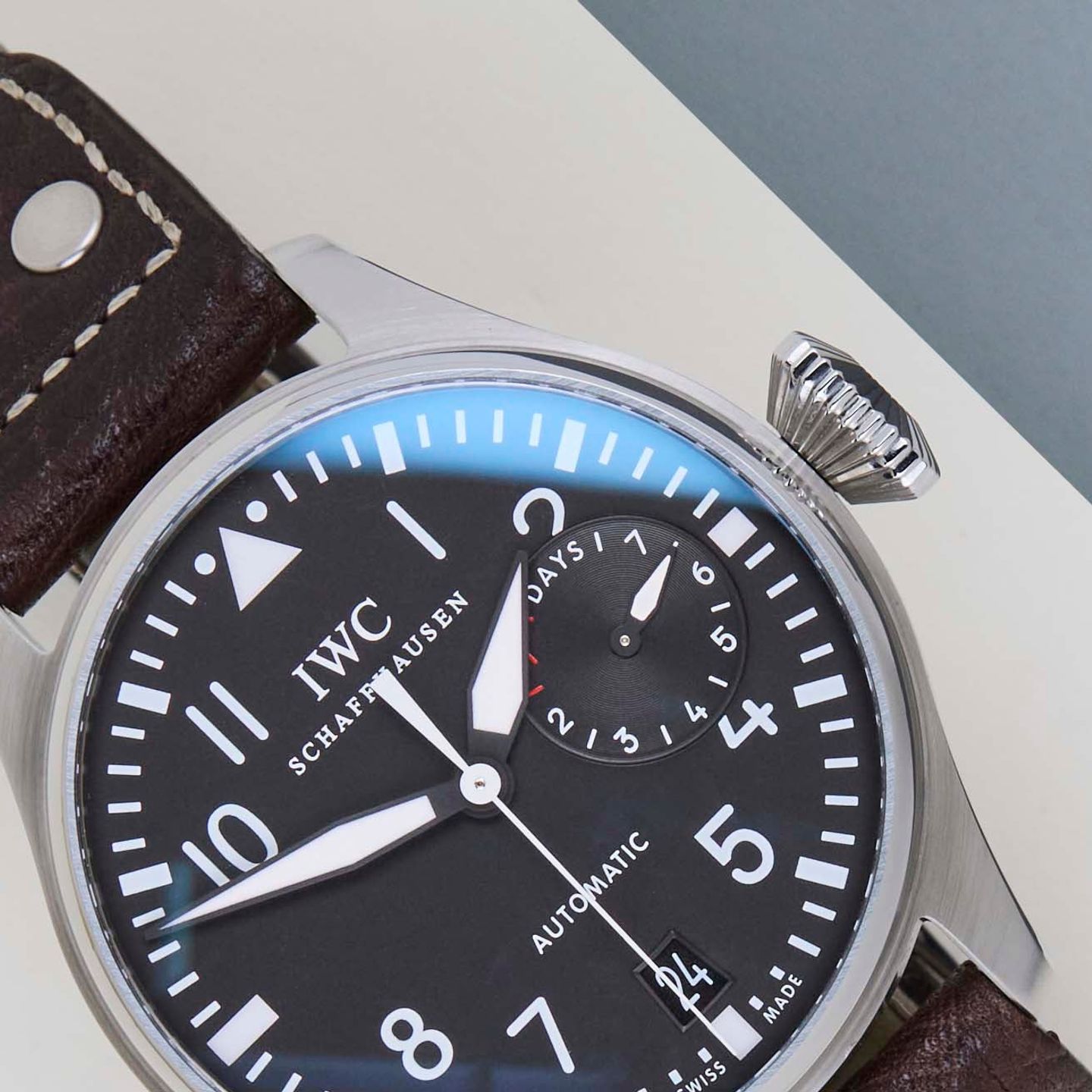 IWC Big Pilot IW500901 (2015) - Black dial 46 mm Steel case (3/8)