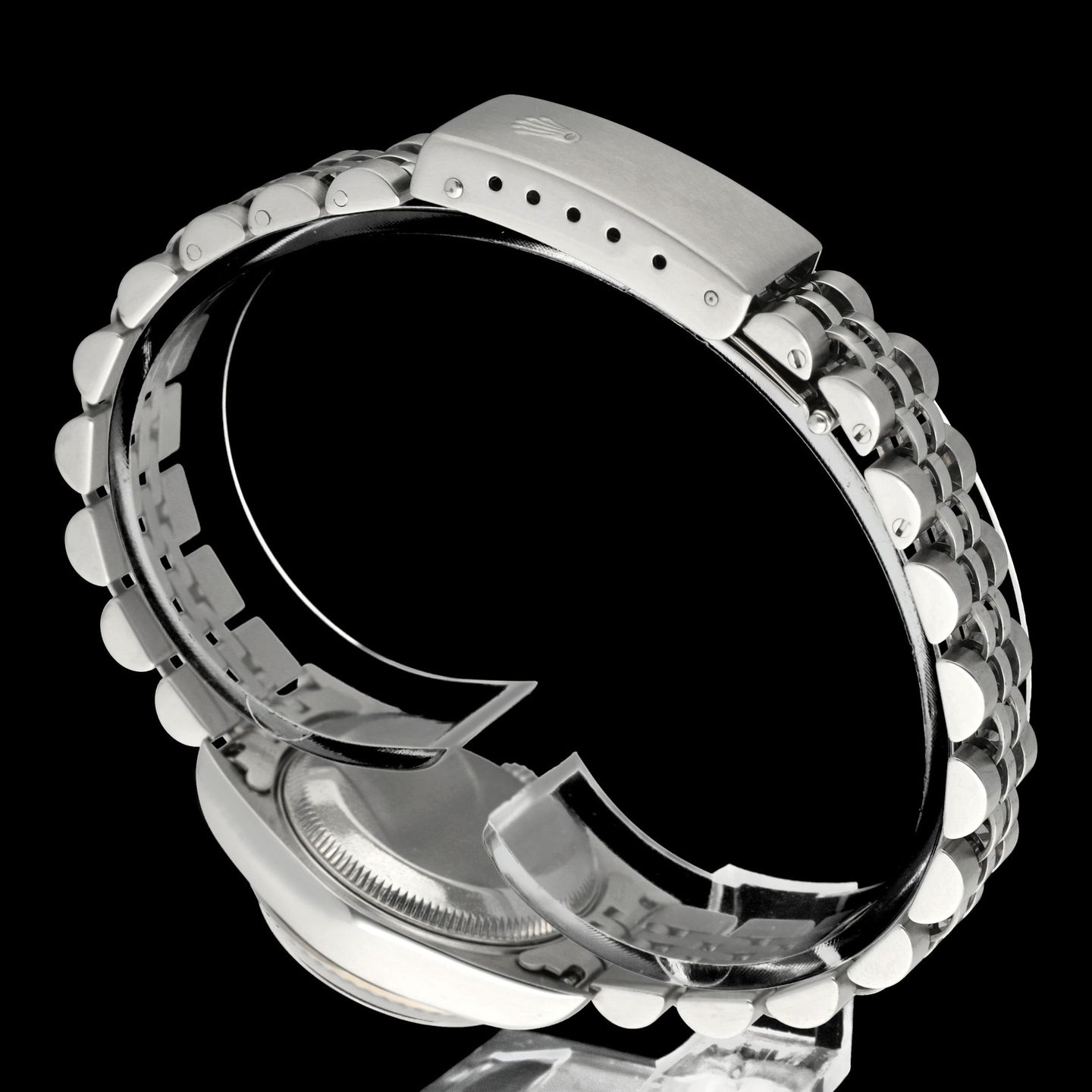 Rolex Lady-Datejust 69174 (1997) - Zilver wijzerplaat 26mm Staal (8/8)