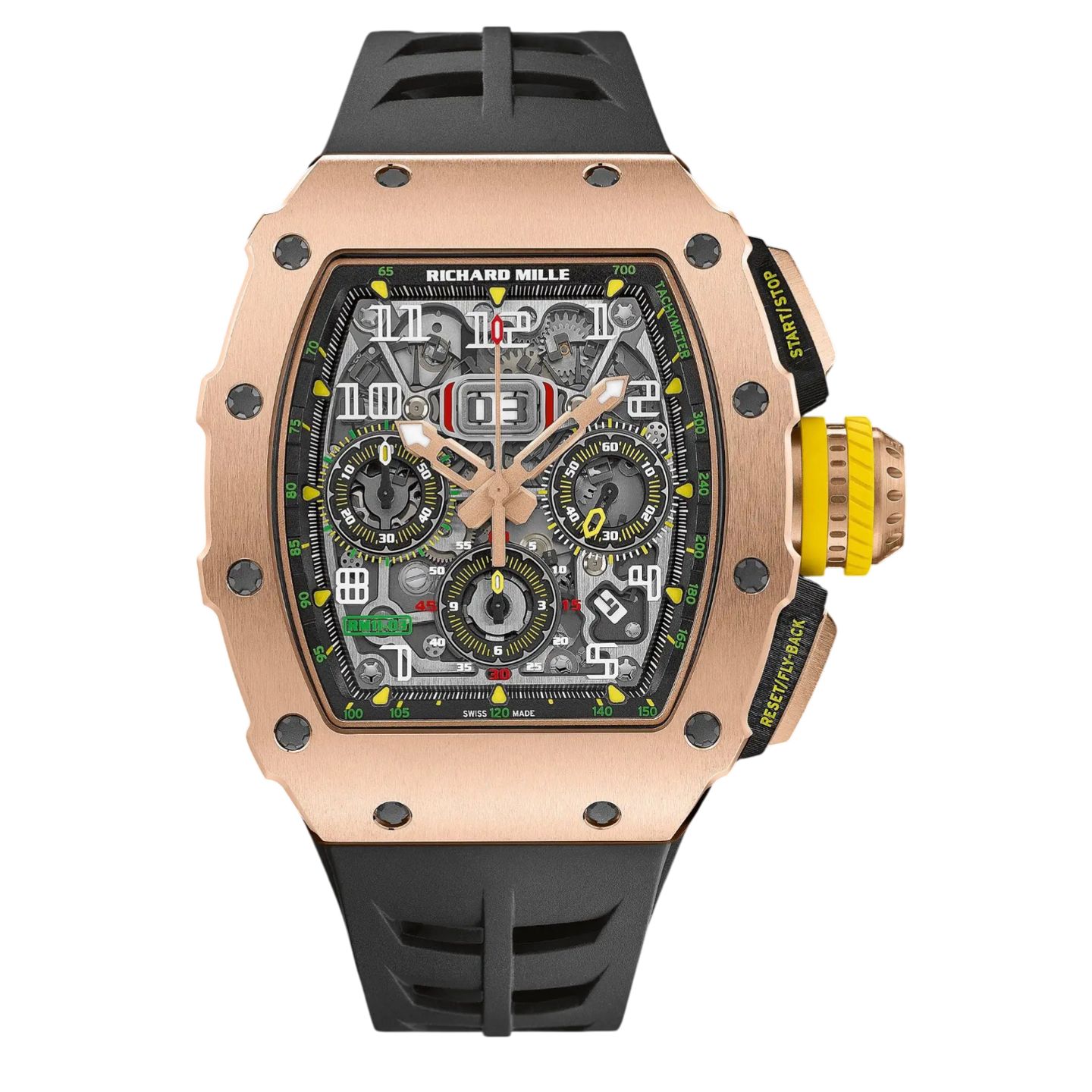 Richard Mille RM 011 RM11-FM (2015) - Transparant wijzerplaat Onbekend Titanium (1/1)