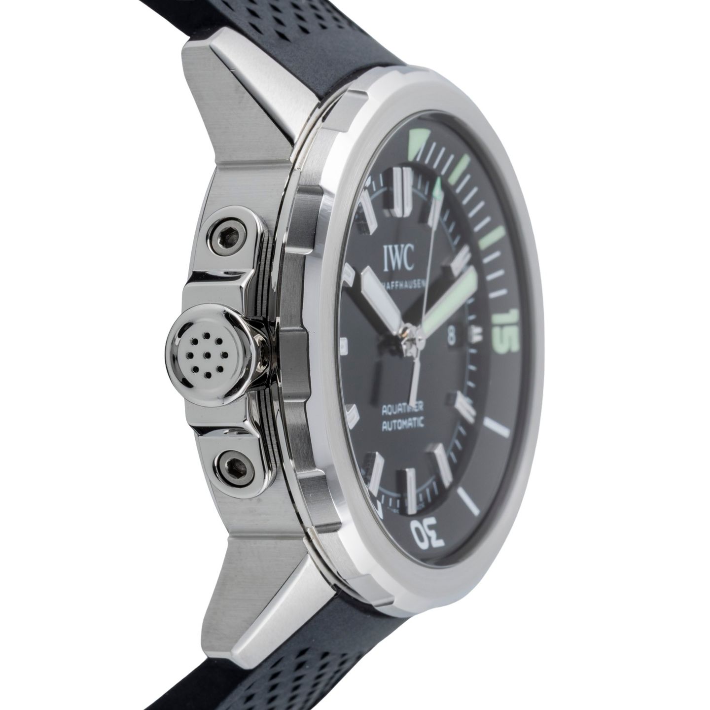 IWC Aquatimer Automatic IW329002 (Unknown (random serial)) - Black dial 42 mm Steel case (7/8)