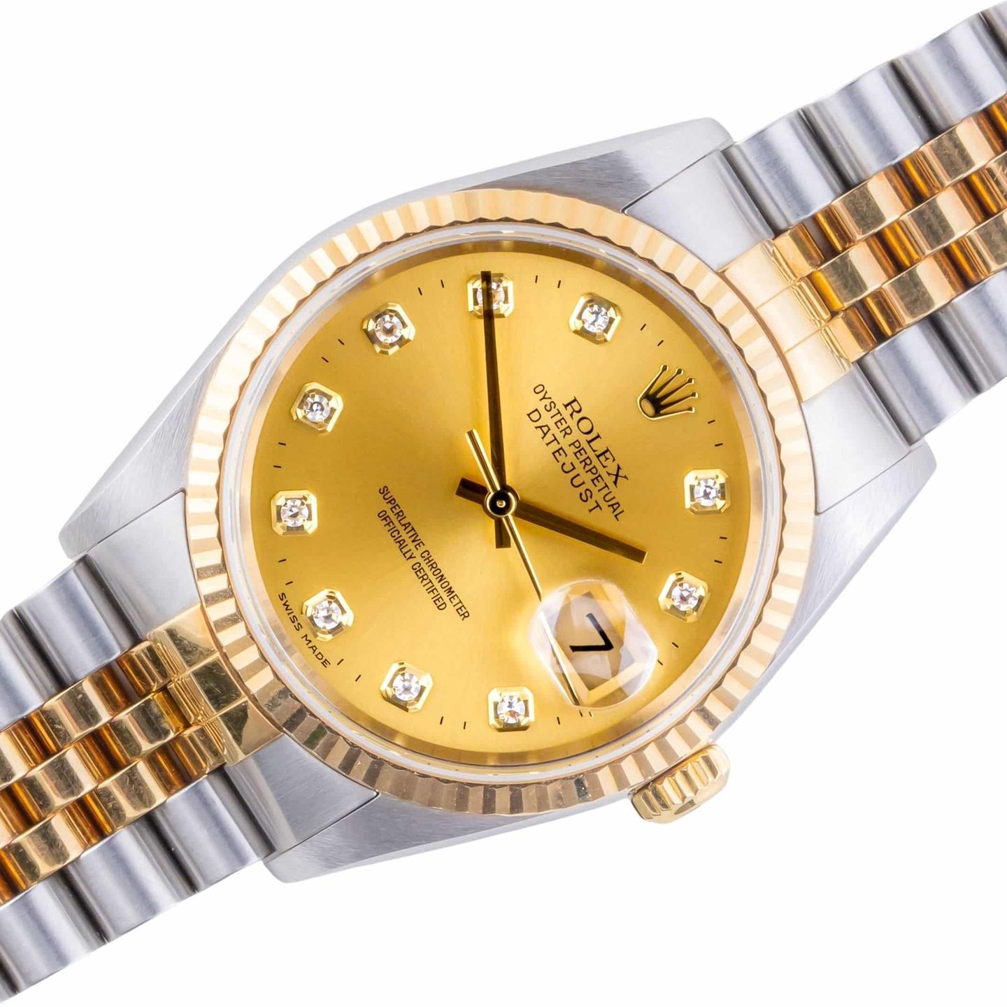 Rolex Datejust 36 16233 (2002) - 36 mm Gold/Steel case (1/8)
