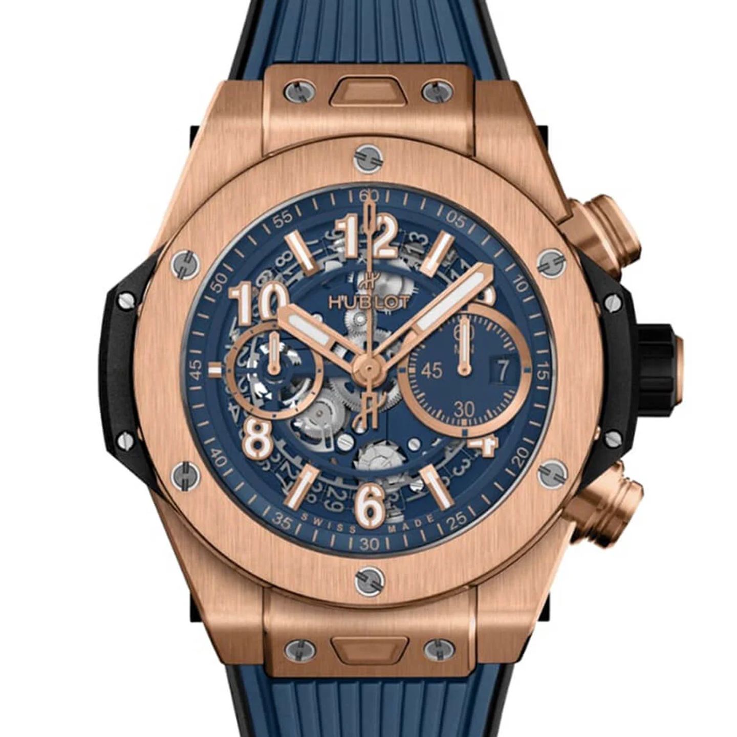 Hublot Big Bang Unico 421.OX.5180.RX (2024) - Transparant wijzerplaat 44mm Roségoud (1/3)