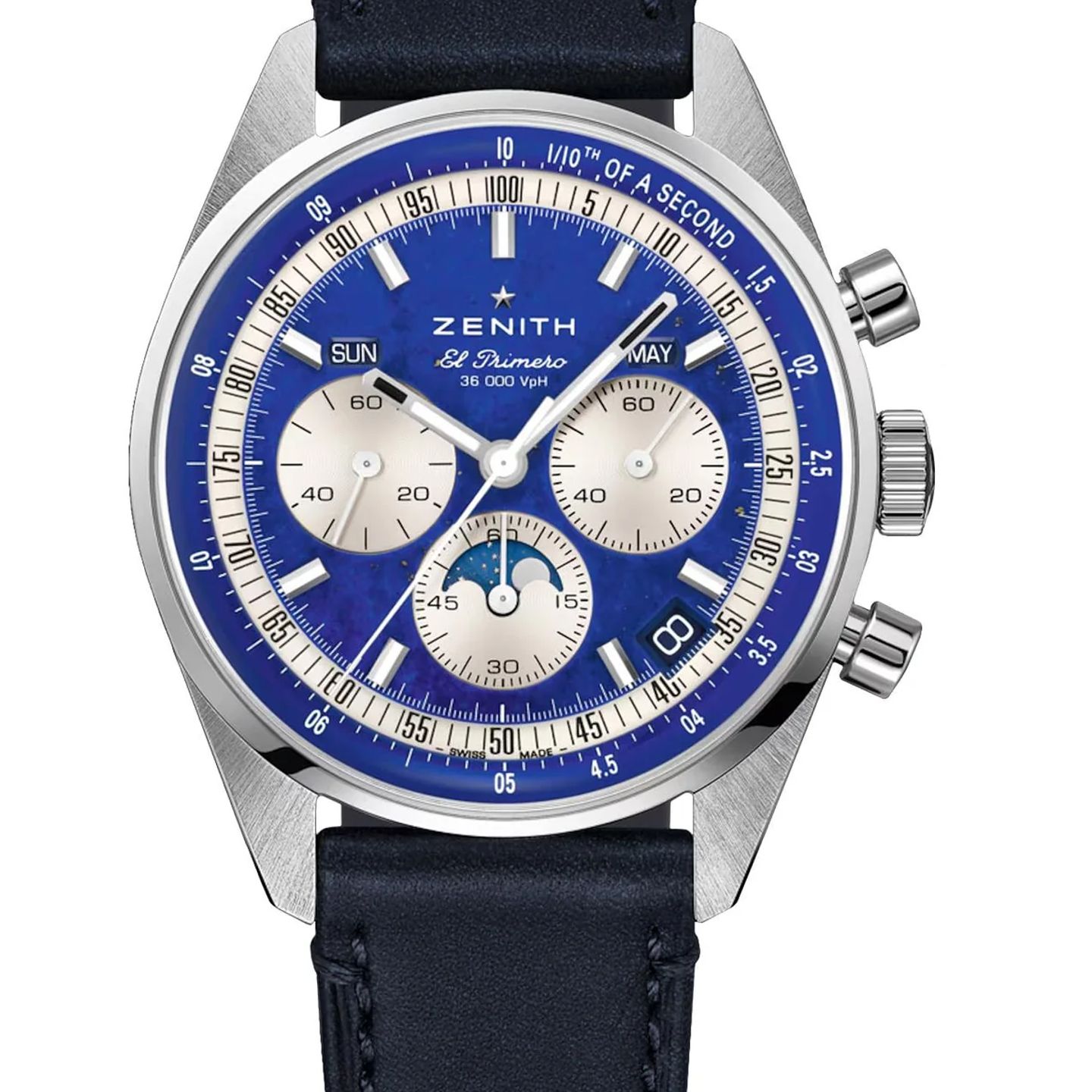 Zenith Chronomaster Original 03.3400.3610/51.C910 (2026) - Blue dial 38 mm Steel case (1/1)