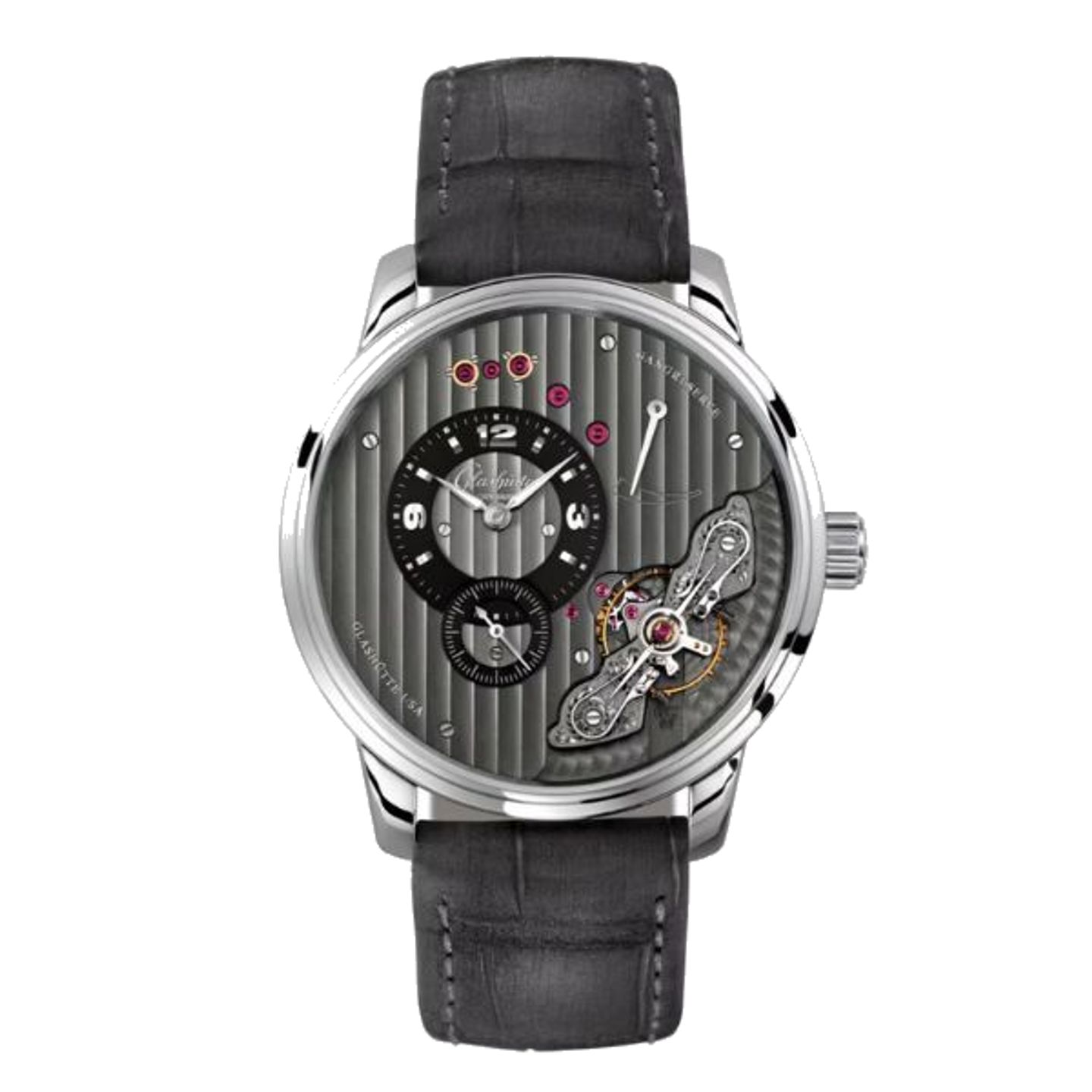 Glashütte Original PanoInverse 1-66-06-04-22-62 (2026) - Transparent dial 42 mm Steel case (1/1)