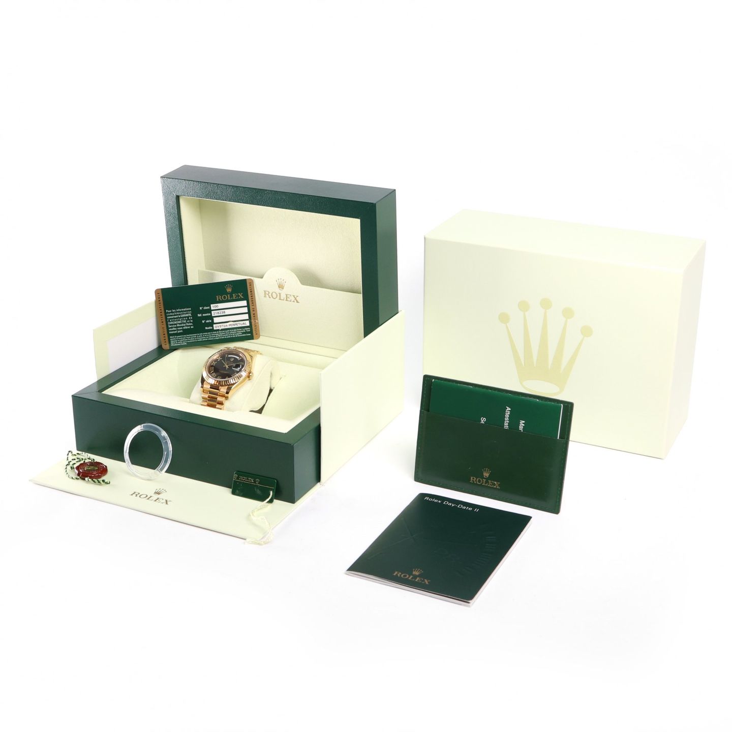 Rolex Day-Date II 218238 (2014) - 41 mm Yellow Gold case (3/3)