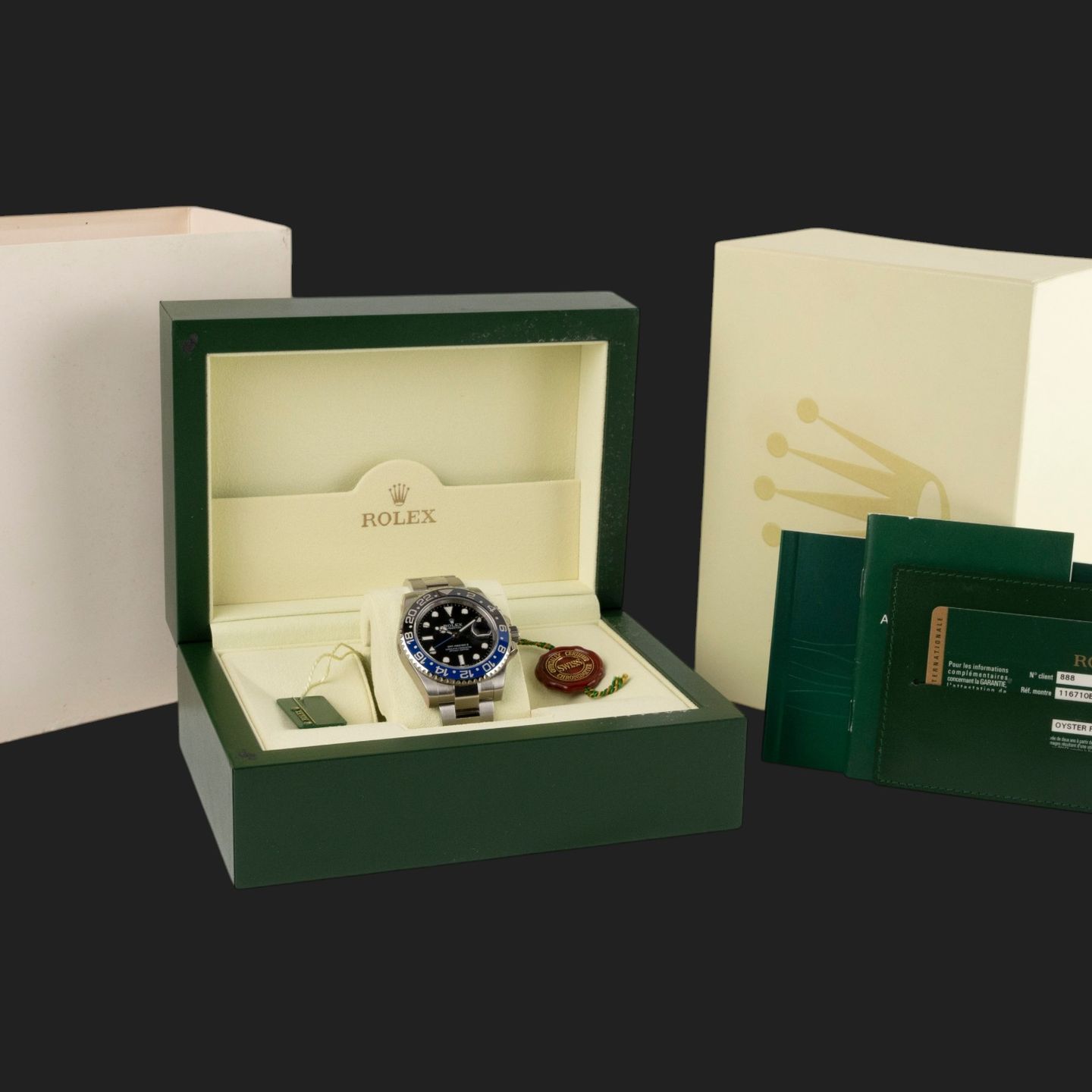 Rolex GMT-Master II 116710BLNR (2013) - Black dial 40 mm Steel case (8/8)