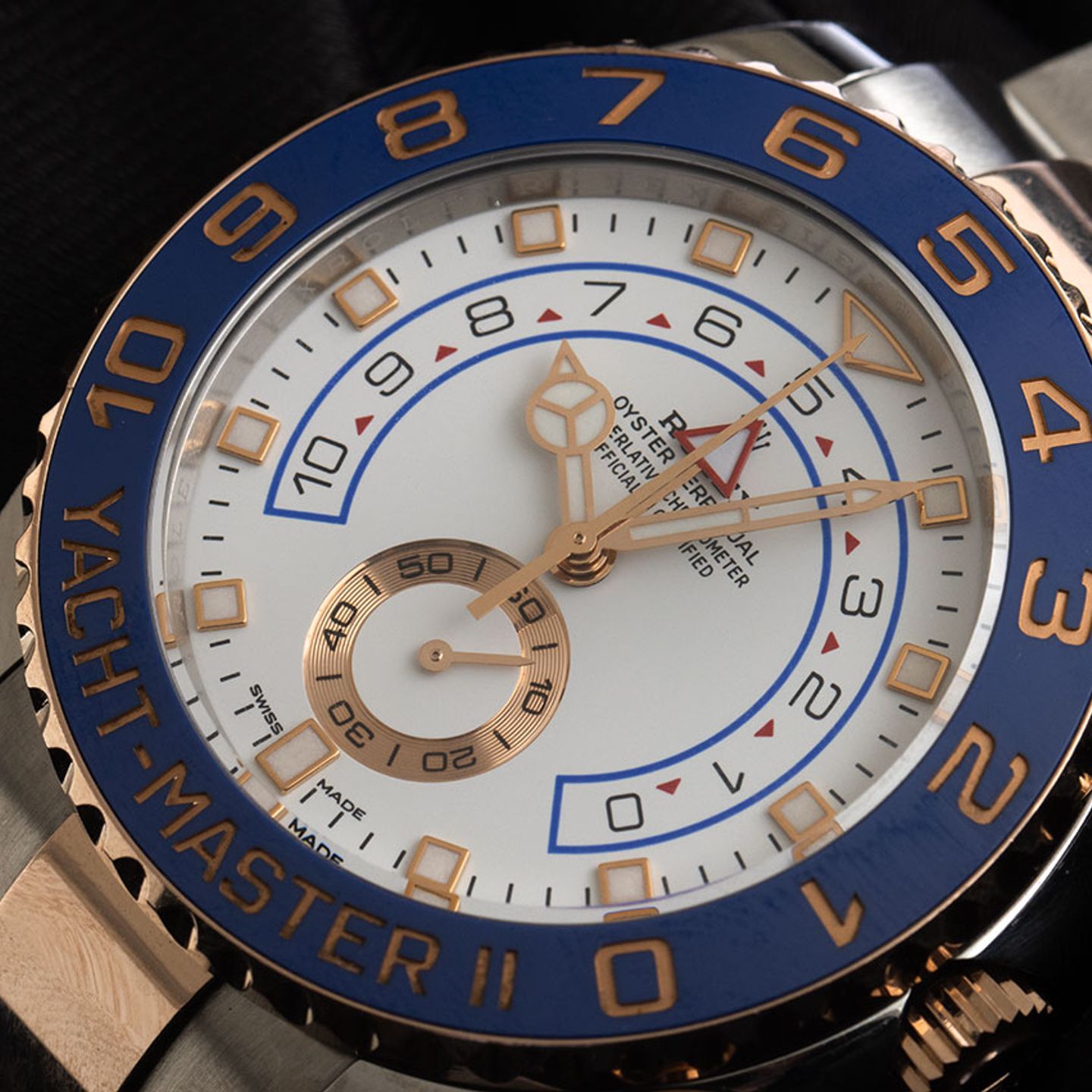 Rolex Yacht-Master II 116681 (2020) - 44mm Goud/Staal (3/8)