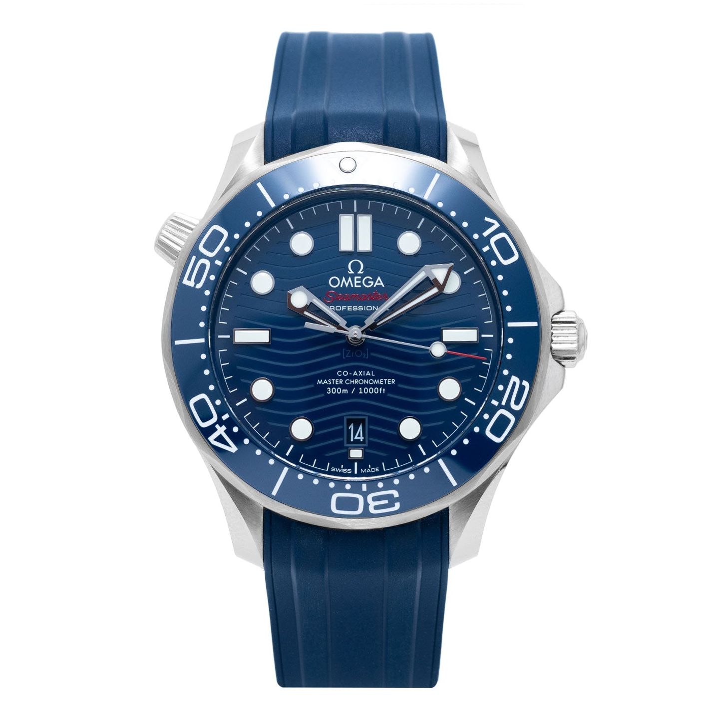 Omega Seamaster Diver 300 M 210.32.42.20.03.001 (2024) - Blauw wijzerplaat 42mm Staal (1/5)