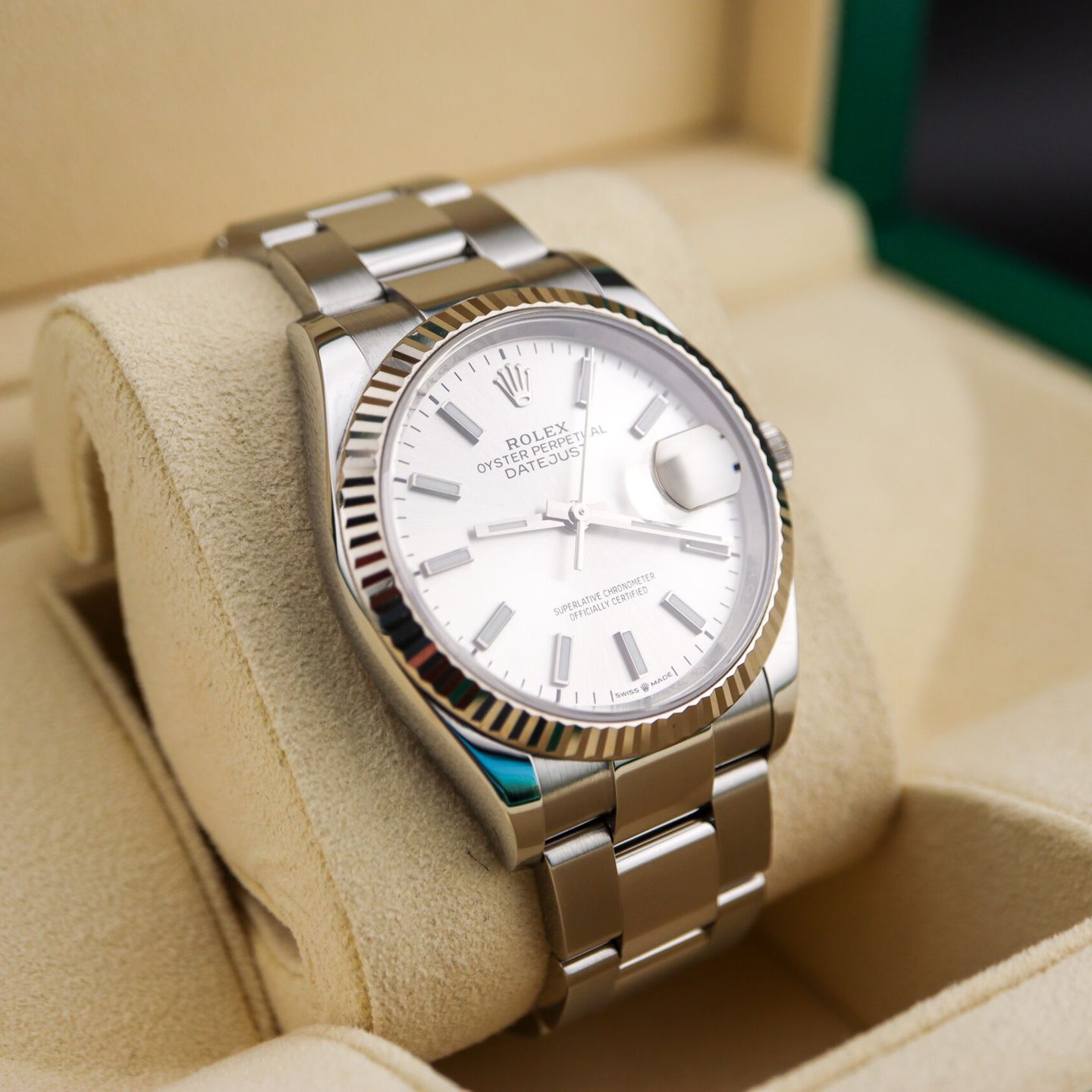 Rolex Datejust 36 126234 (2020) - Zilver wijzerplaat 36mm Staal (2/6)