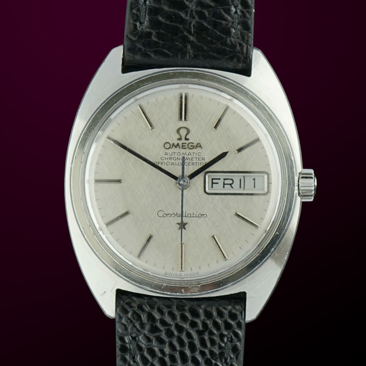 Omega Constellation 168.019 (1968) - Silver dial 35 mm Steel case (1/8)