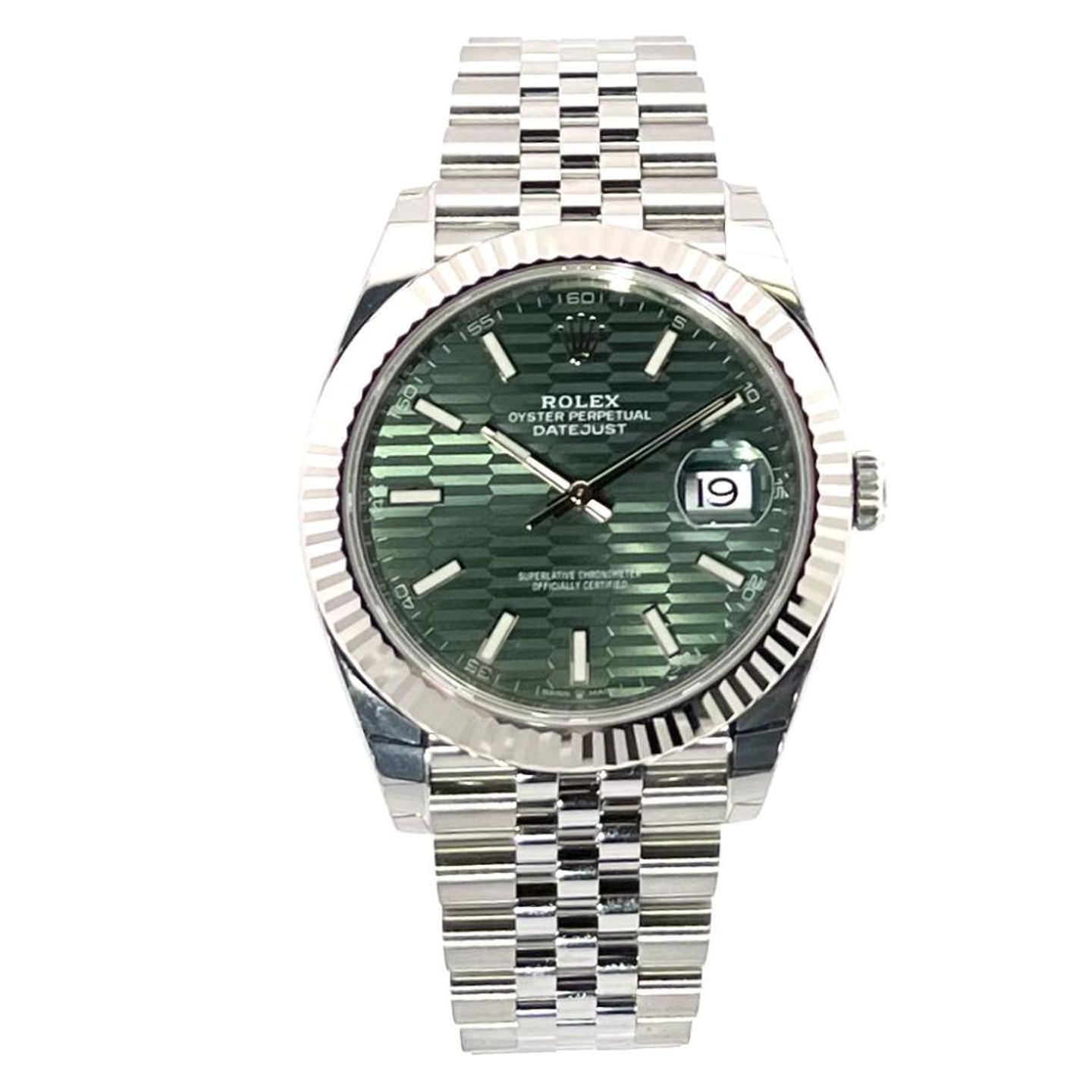 Rolex Datejust 41 126334 (2023) - Green dial 41 mm Steel case (2/8)