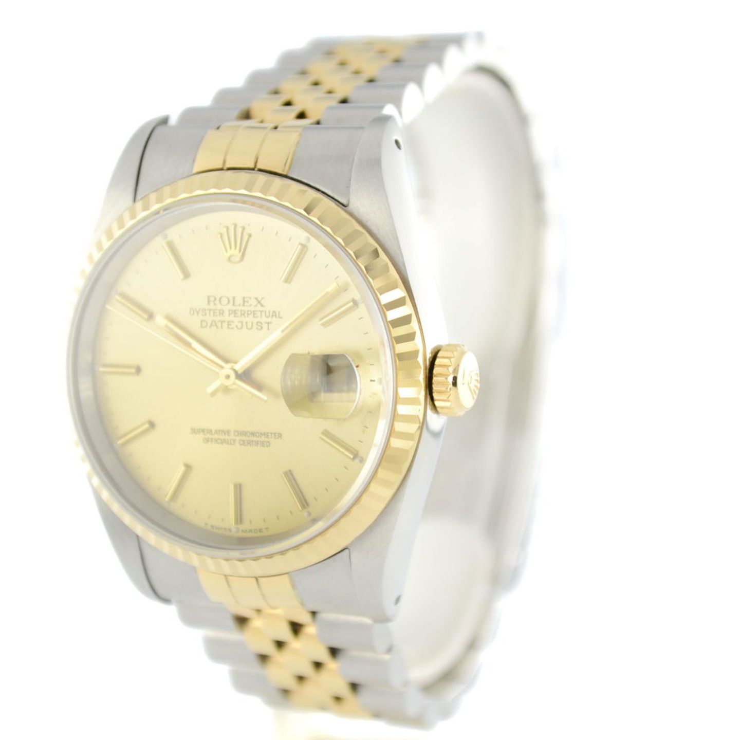 Rolex Datejust 36 16233 (1992) - 36 mm Gold/Steel case (2/7)