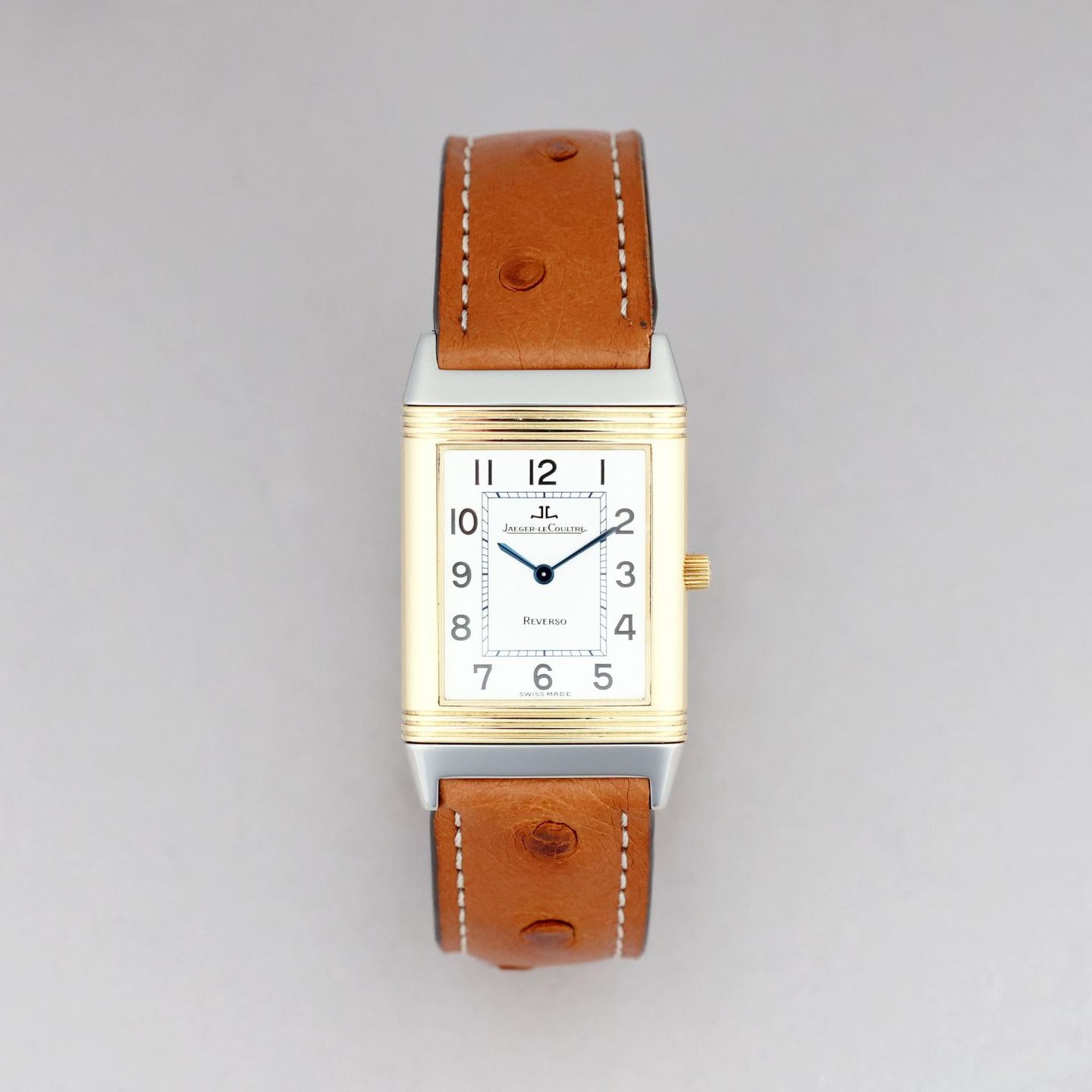 Jaeger-LeCoultre Reverso Classique 250.5.08 (2001) - White dial 23 mm Gold/Steel case (1/8)