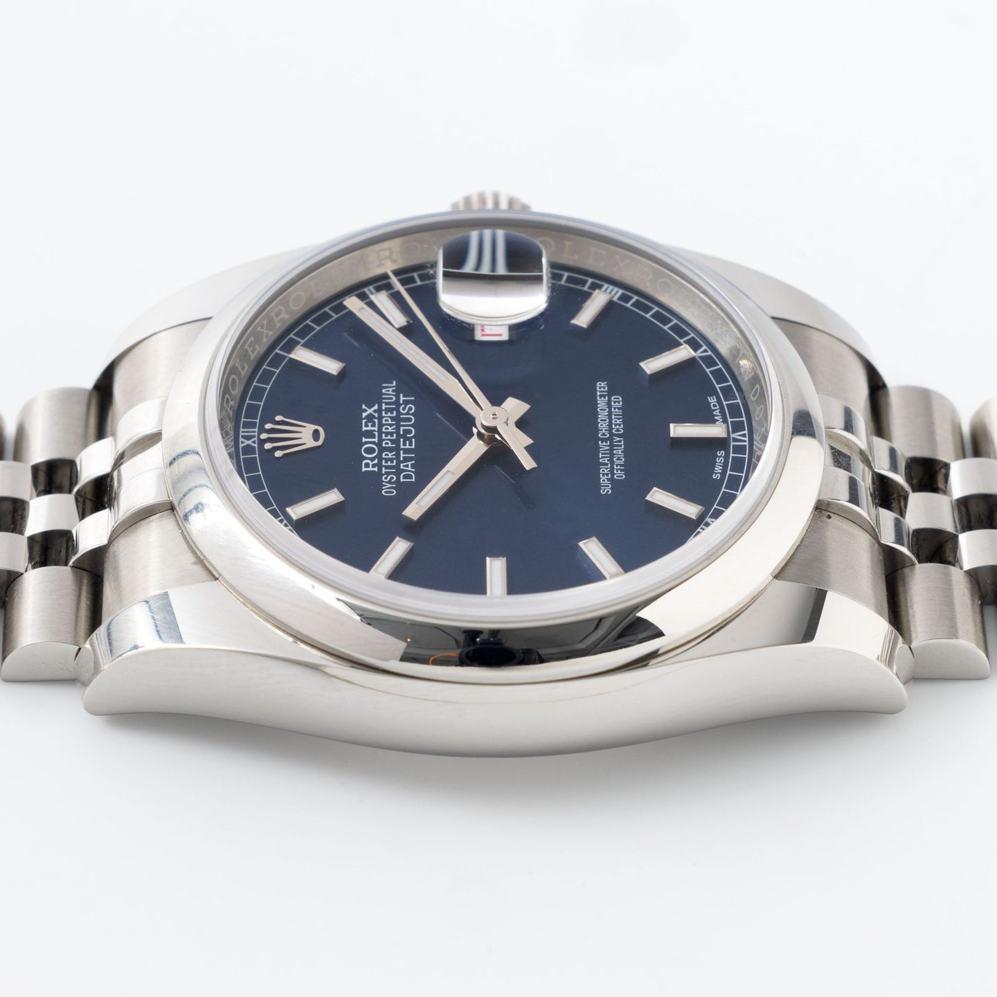 Rolex Datejust 36 116200 (2018) - Blauw wijzerplaat 36mm Staal (5/8)