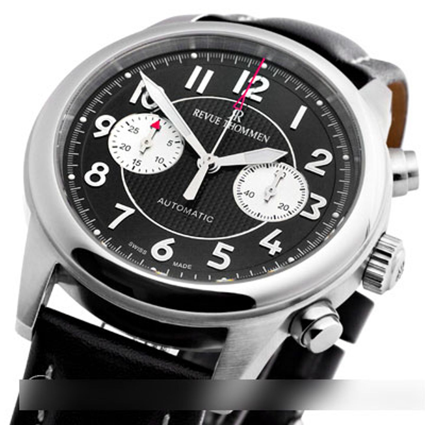 Revue Thommen Airspeed 16064.6737 (2011) - Black dial 44 mm Steel case (2/4)