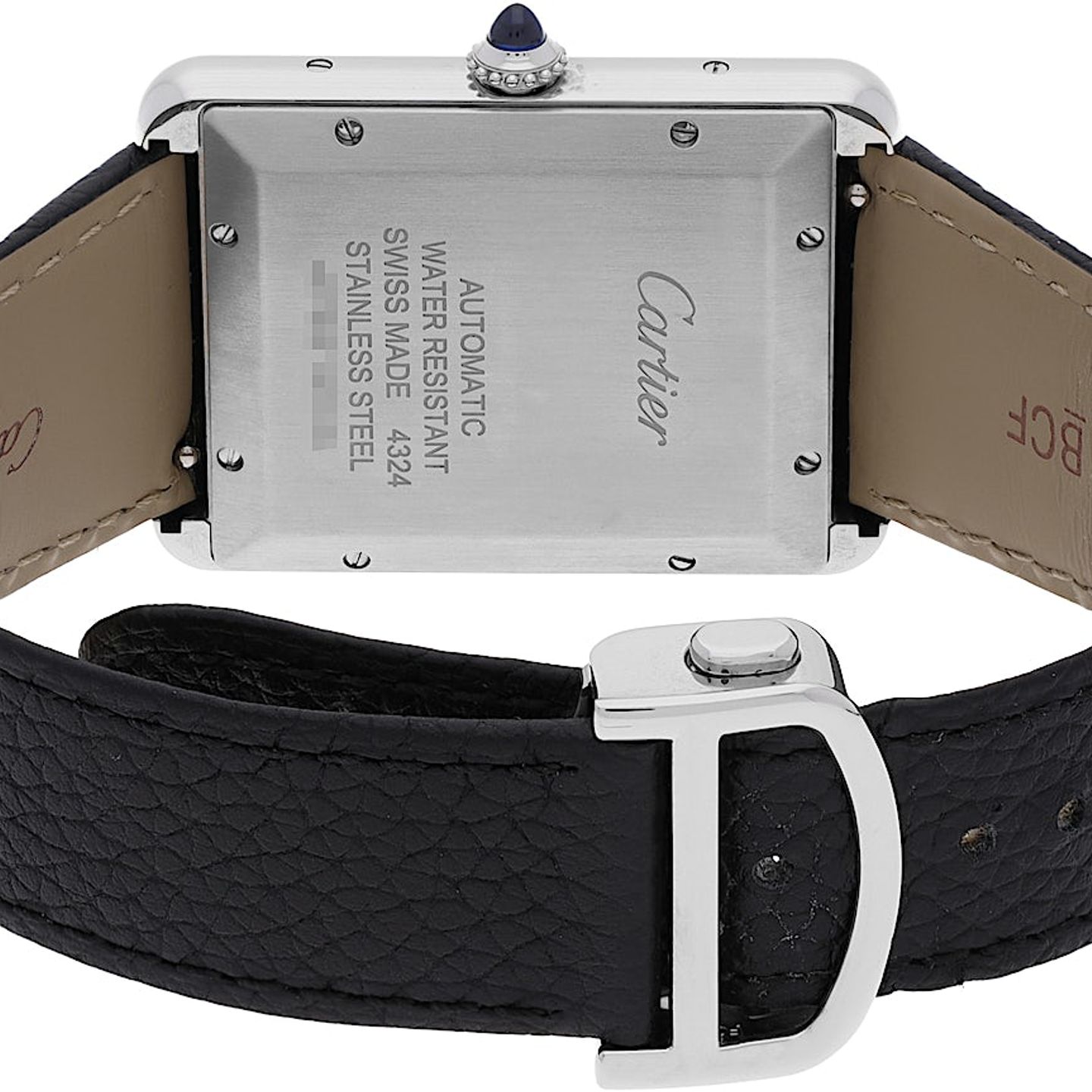 Cartier Tank WSTA0040 (Unknown (random serial)) - Silver dial 41 mm Steel case (5/5)