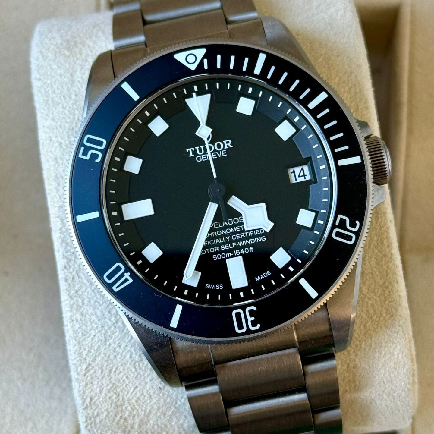 Tudor Pelagos 25600TN (2022) - Zwart wijzerplaat 42mm Titanium (1/7)