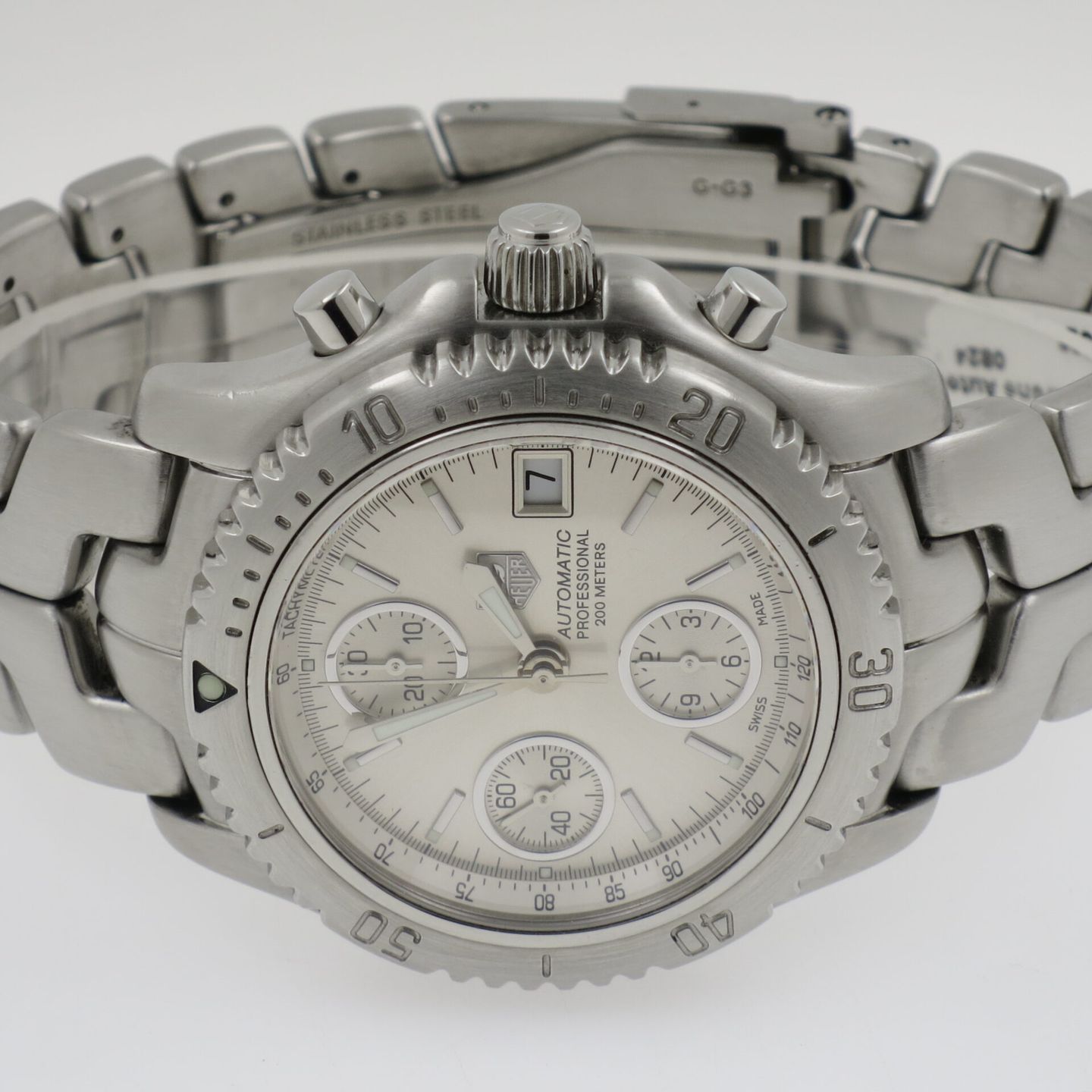 TAG Heuer Link CT2113 (2002) - Zilver wijzerplaat 42mm Staal (2/4)