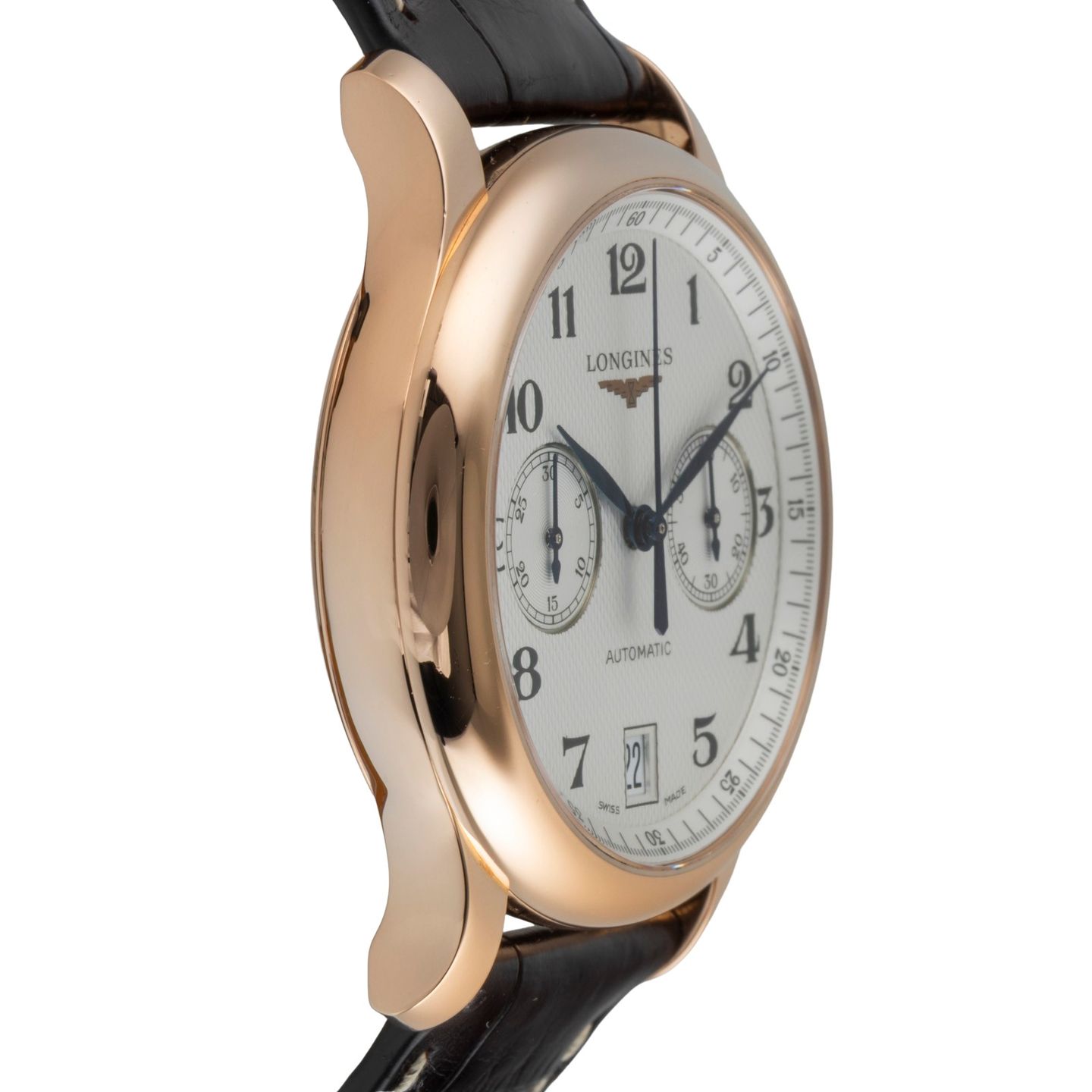Longines Master Collection L2.669.8.78.3 (Onbekend (willekeurig serienummer)) - Zilver wijzerplaat 39mm Roodgoud (7/8)
