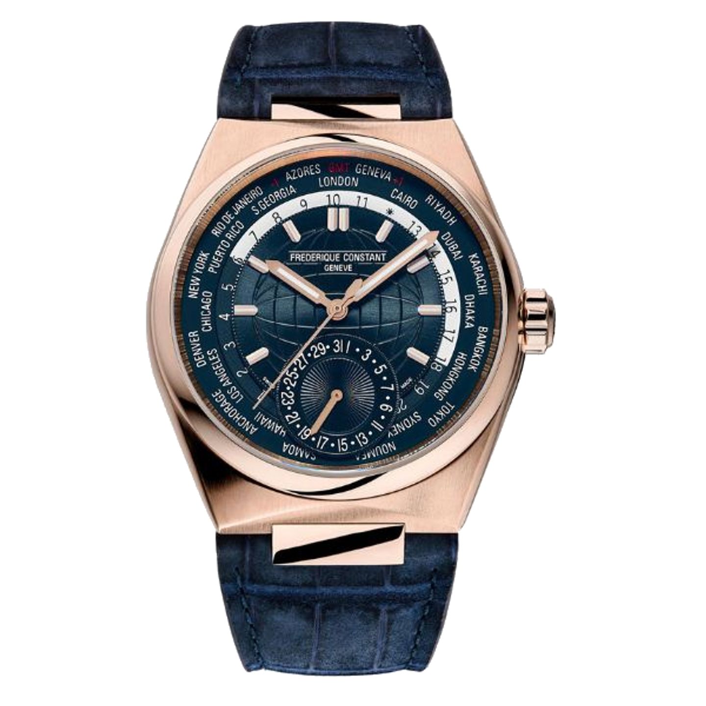 Frederique Constant Manufacture Worldtimer FC-718BL4NH9 - (1/1)