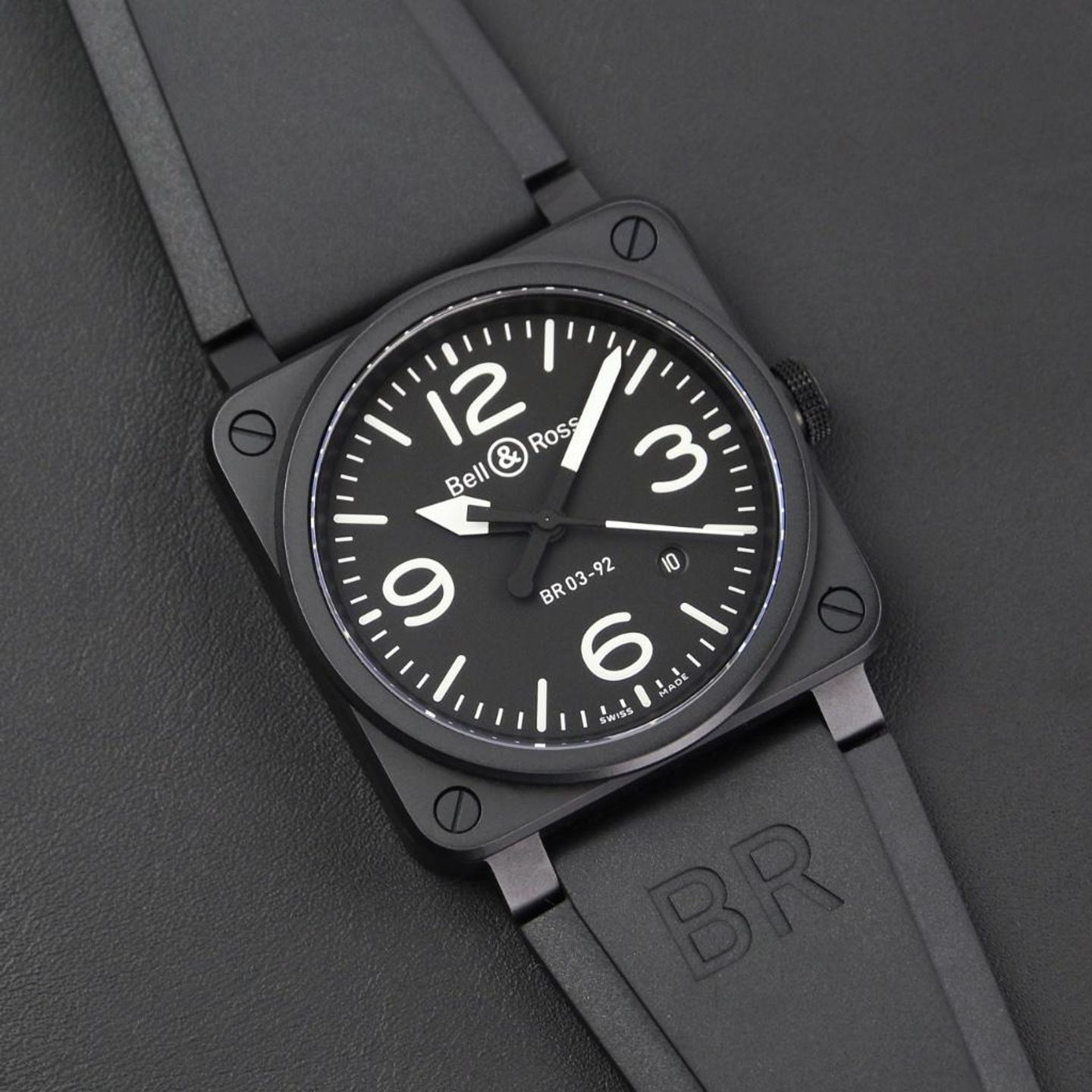 Bell & Ross BR 03 BR03-92 (2023) - Black dial 42 mm Ceramic case (6/6)