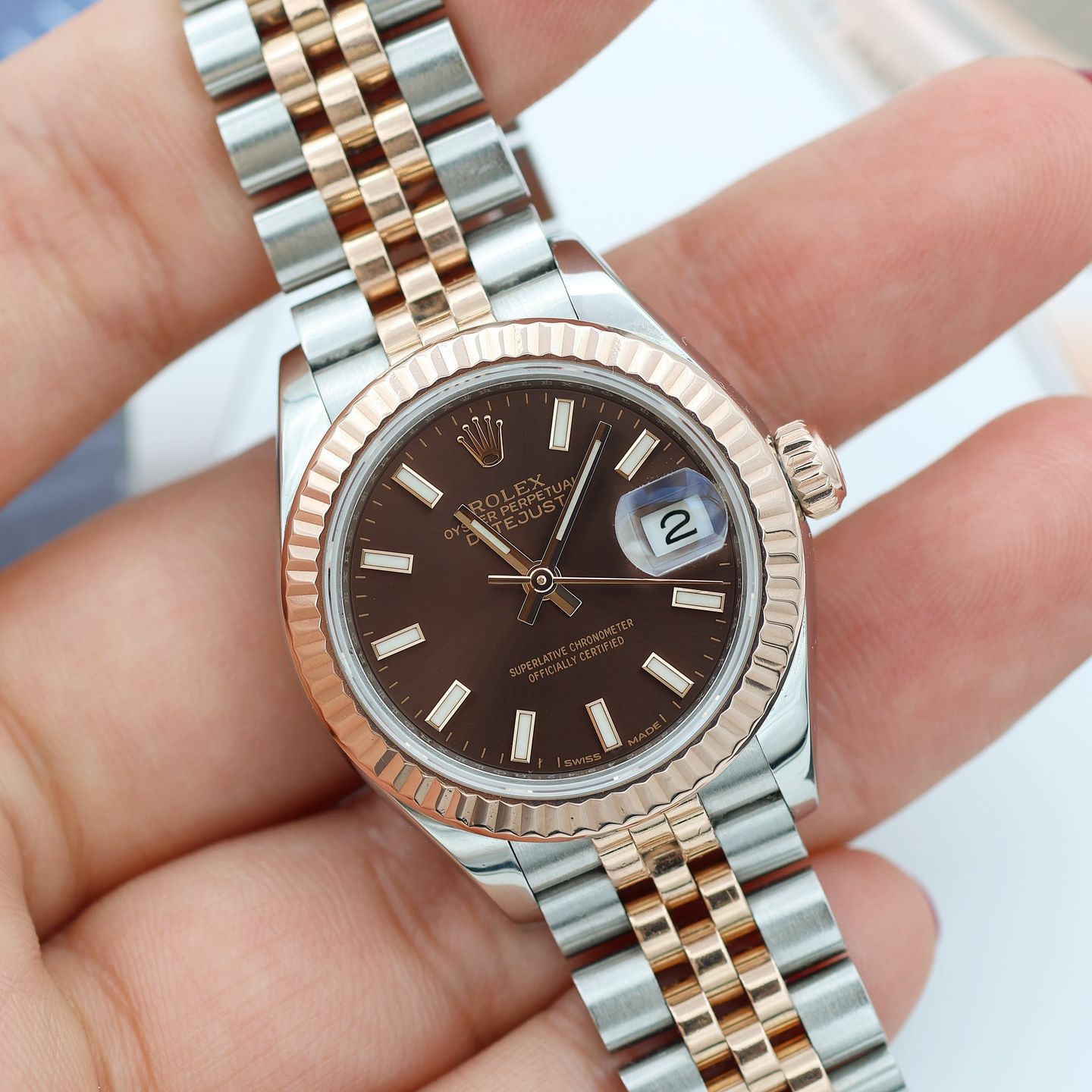 Rolex Oyster Perpetual 31 277200 (2019) - 31 mm Steel case (8/8)