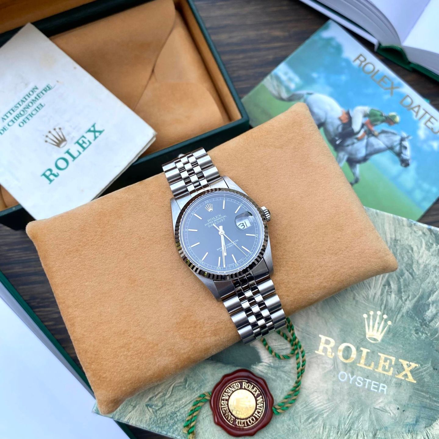 Rolex Datejust 36 16234 (1992) - 36 mm Steel case (8/8)