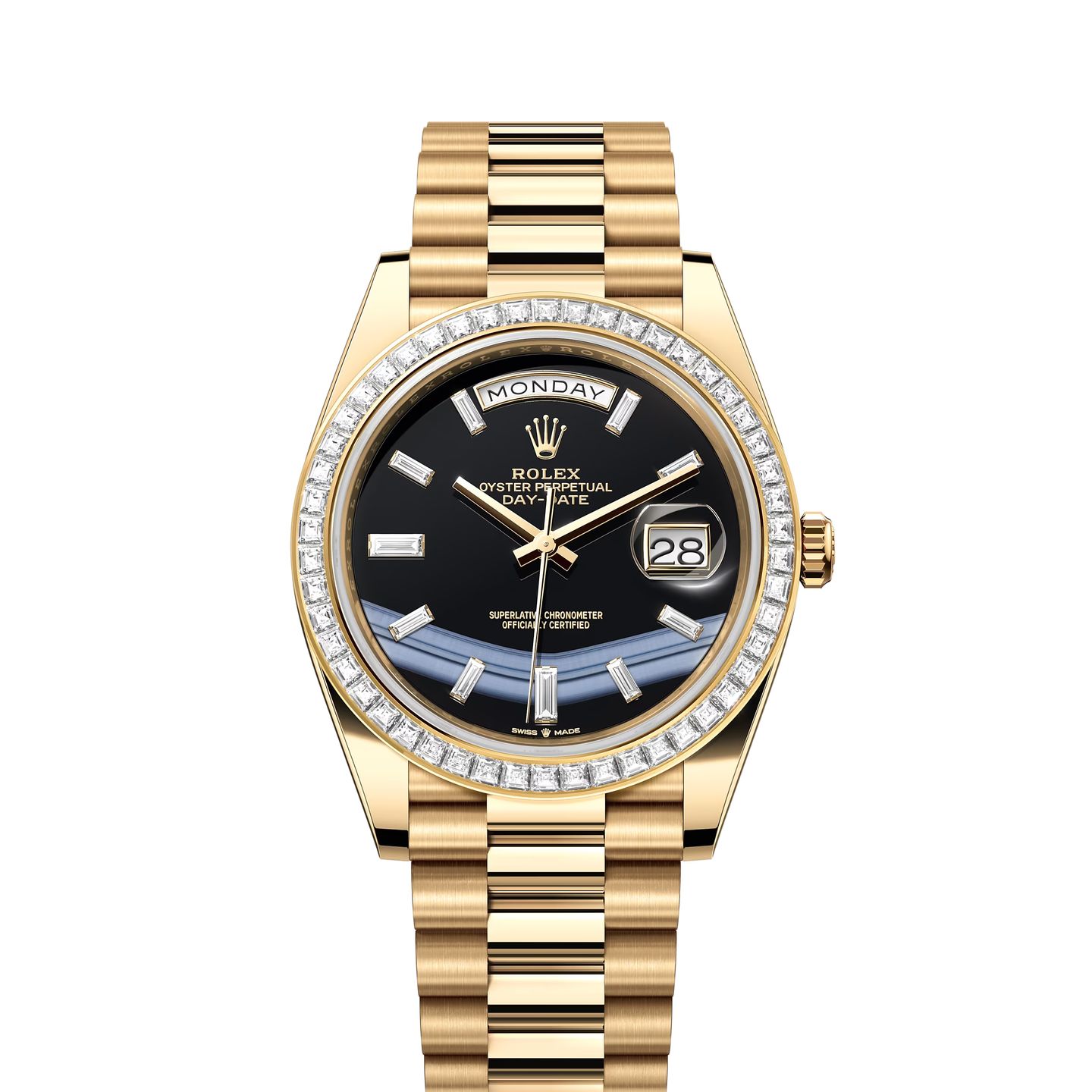 Rolex Day-Date 40 228398TBR (2024) - Black dial 40 mm Yellow Gold case (1/1)