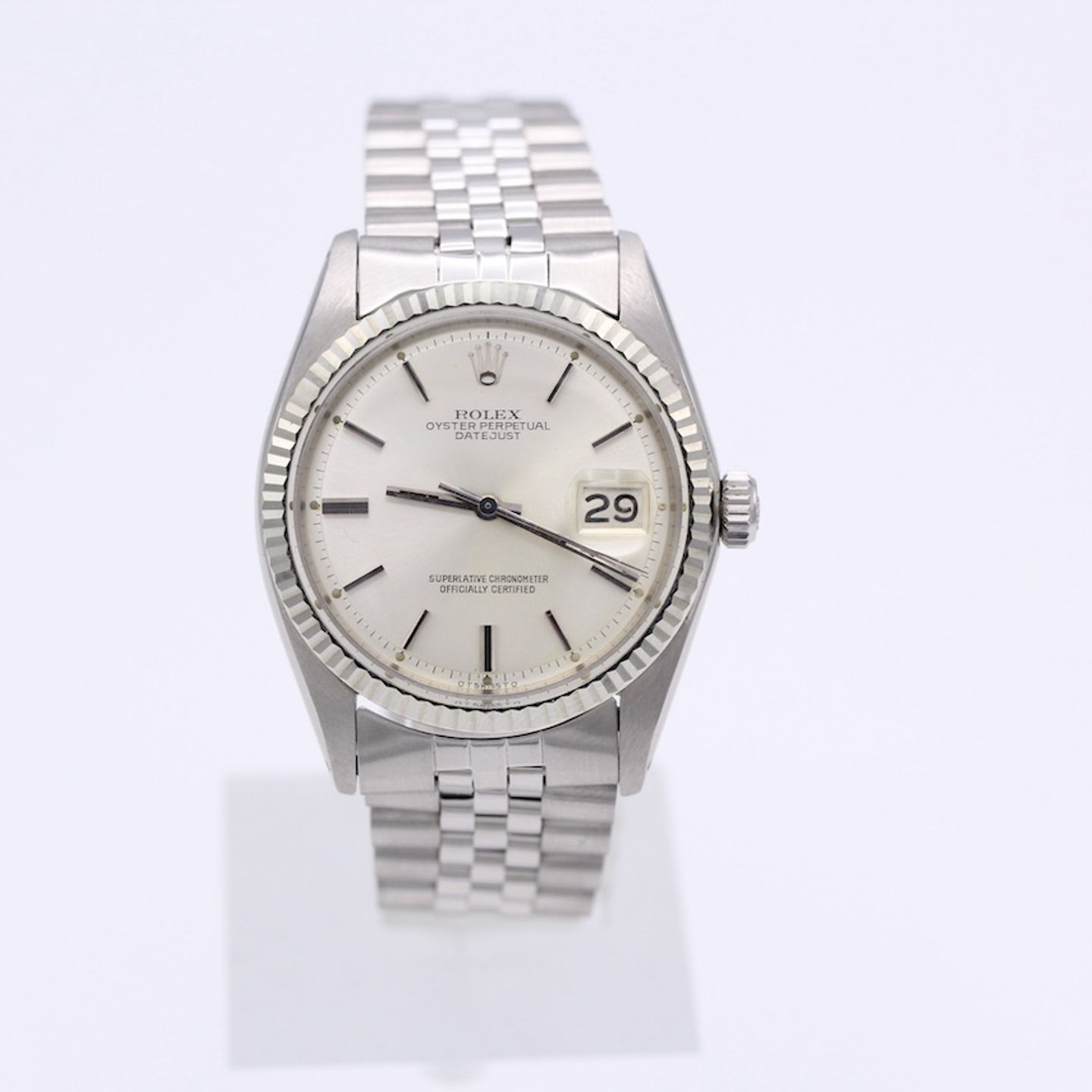 Rolex Datejust 1601 (1978) - Silver dial 36 mm Steel case (1/8)