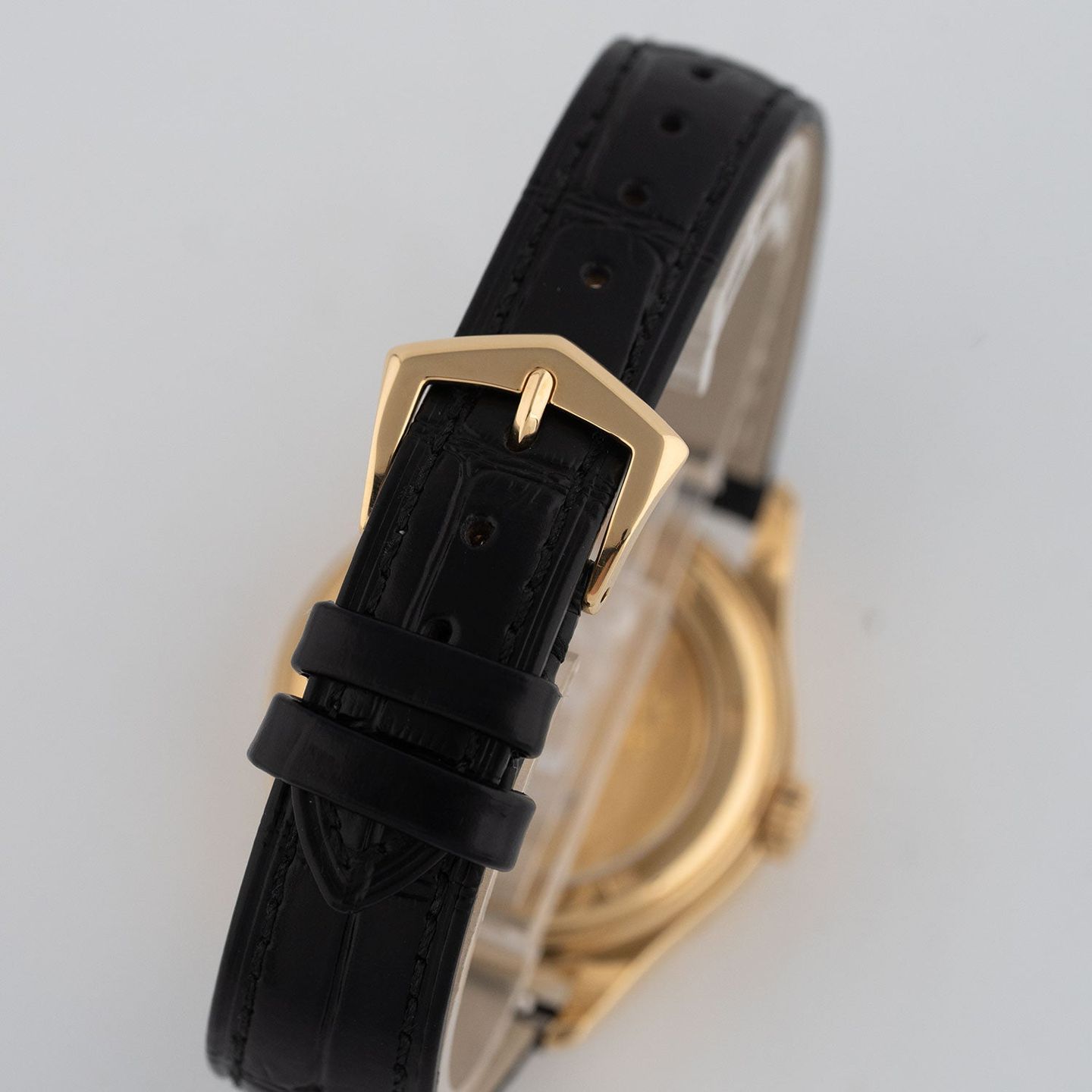 Patek Philippe Annual Calendar 5035J (Unknown (random serial)) - Black dial 37 mm Yellow Gold case (5/8)