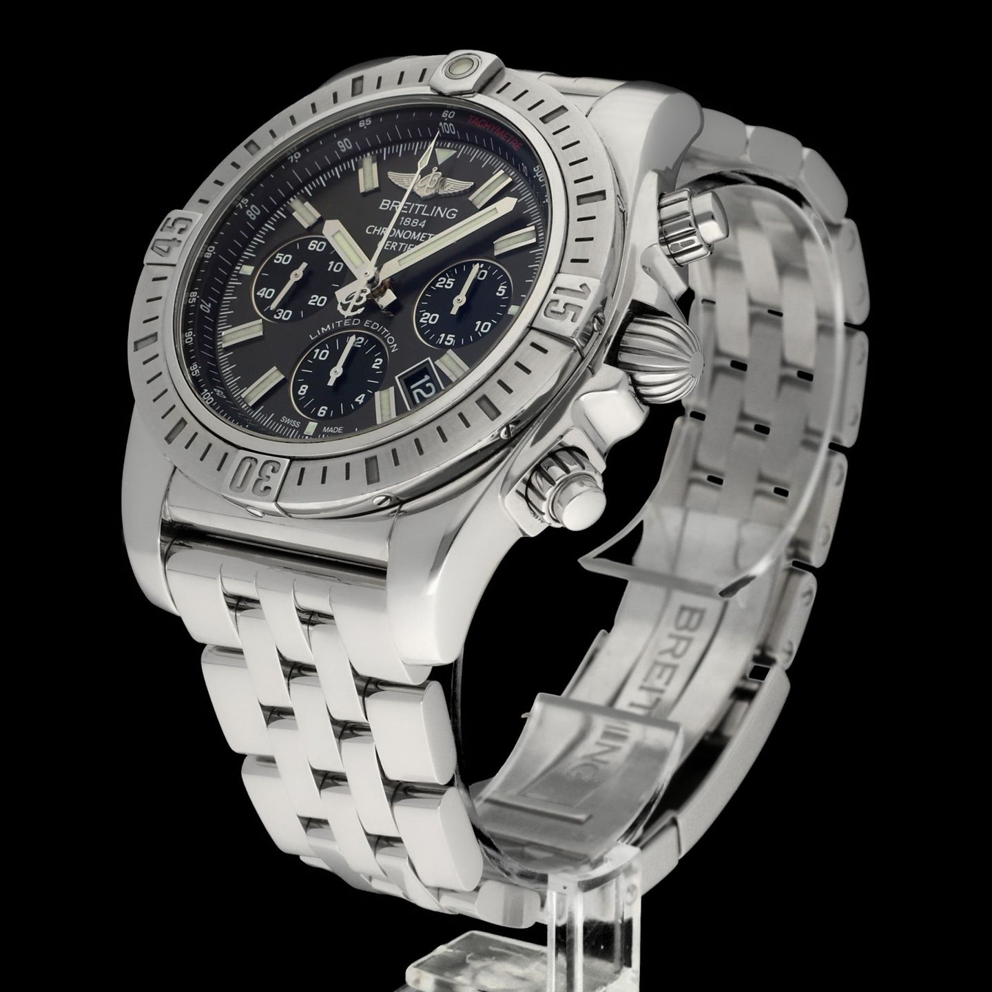 Breitling Chronomat 44 AB0115 (2019) - Grey dial 44 mm Steel case (5/8)