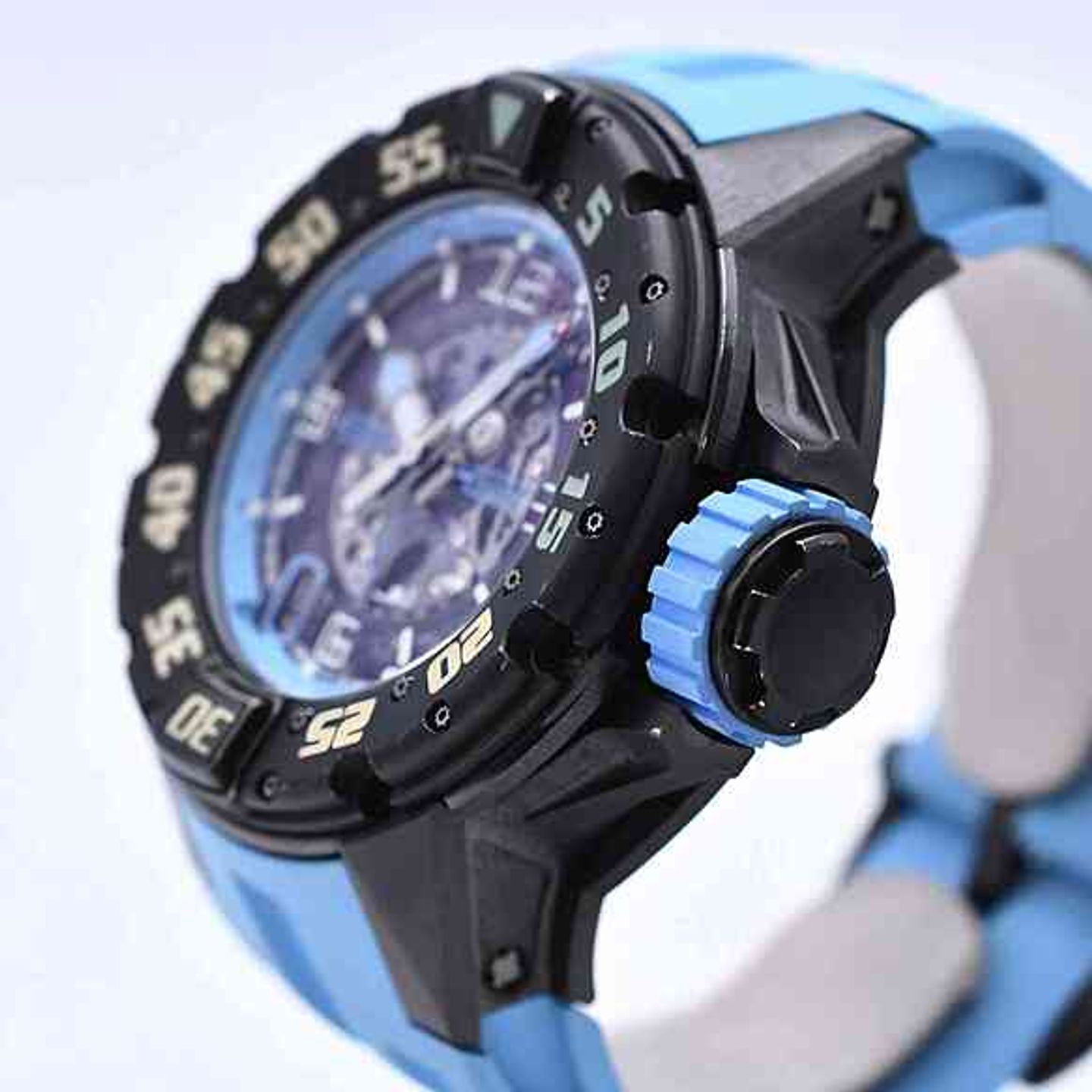 Richard Mille RM 029 RM029 (Unknown (random serial)) - Transparent dial 48 mm Titanium case (3/6)